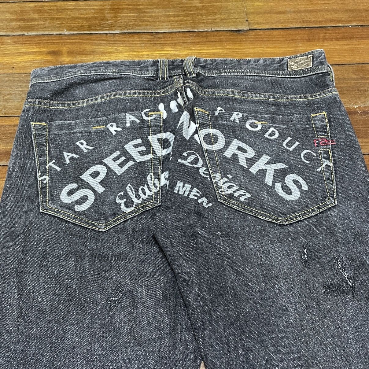 Japanese Brand Rare Design Vintage Brand Nicole Club Flared Jeans 1990s Size US 31 - 4 Thumbnail