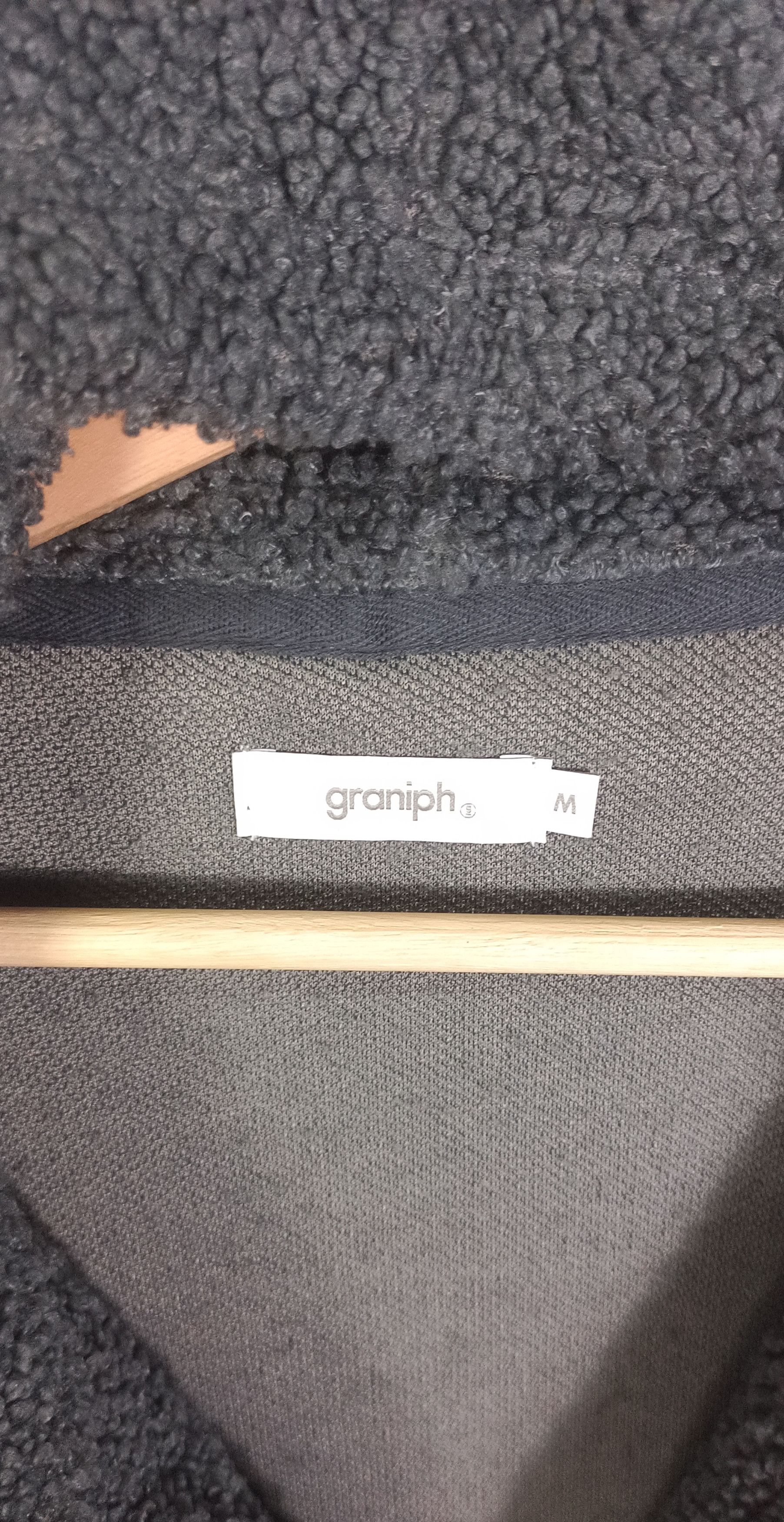 Japanese Brand Graniph Deployment Of Shock Boa Fleece Zip Hoodie(CAT) Size US XL / EU 56 / 4 - 8 Thumbnail