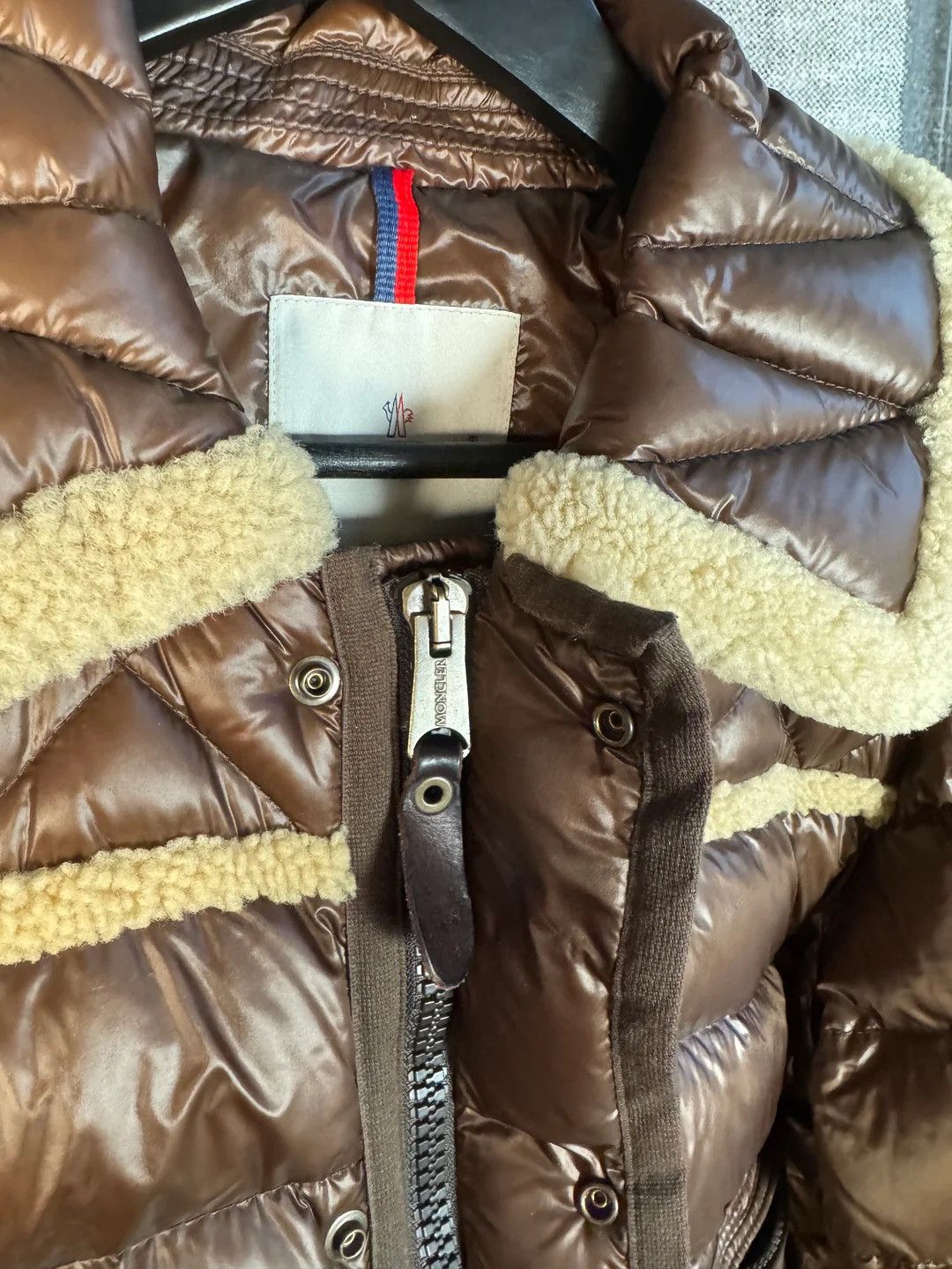 Moncler 🚭 GRAIL 🚭 CHIEF KEEF 2012 BROWN GIUBOTTO SHEARLING Size US L / EU 52-54 / 3 - 9 Thumbnail
