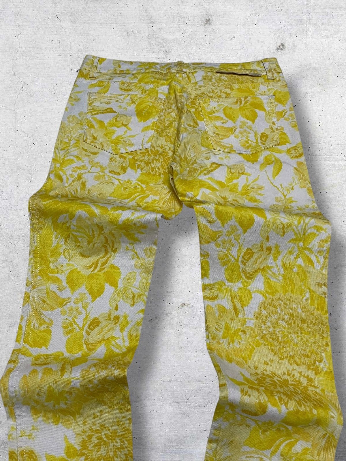 Stella McCartney DESIGNER STELLA MCCARTNEY RARE DESIGN FLORAL POP ART DENIM Size US 29 - 11 Thumbnail