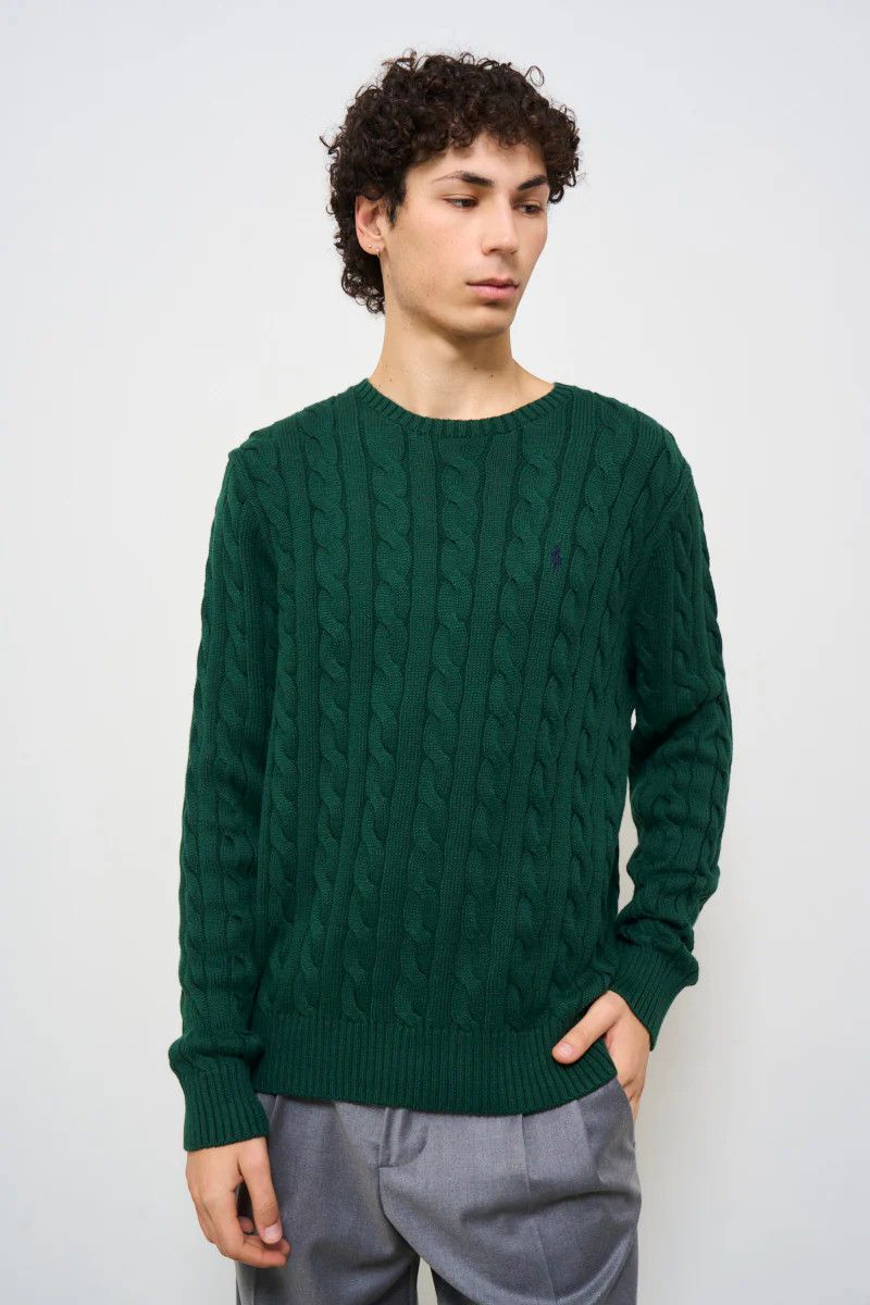 Polo Ralph Lauren o1s22i1n0125 Crewneck Sweater in Green Size US L / EU 52-54 / 3 - 1 Thumbnail