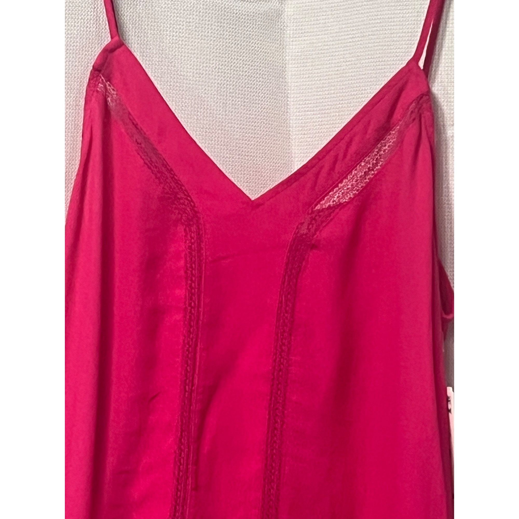 Other Treasure & Bond Lace Inset Camisole, Pink Electric, Sz. M Size M / US 6-8 / IT 42-44 - 6 Thumbnail
