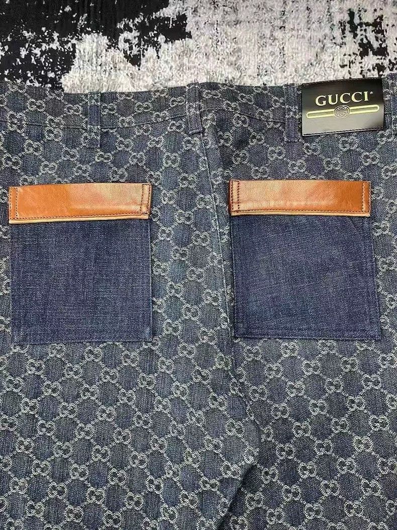 Gucci GucciFull-print double G straight jeans 2503-Nextarrow Size US 35 - 3 Thumbnail