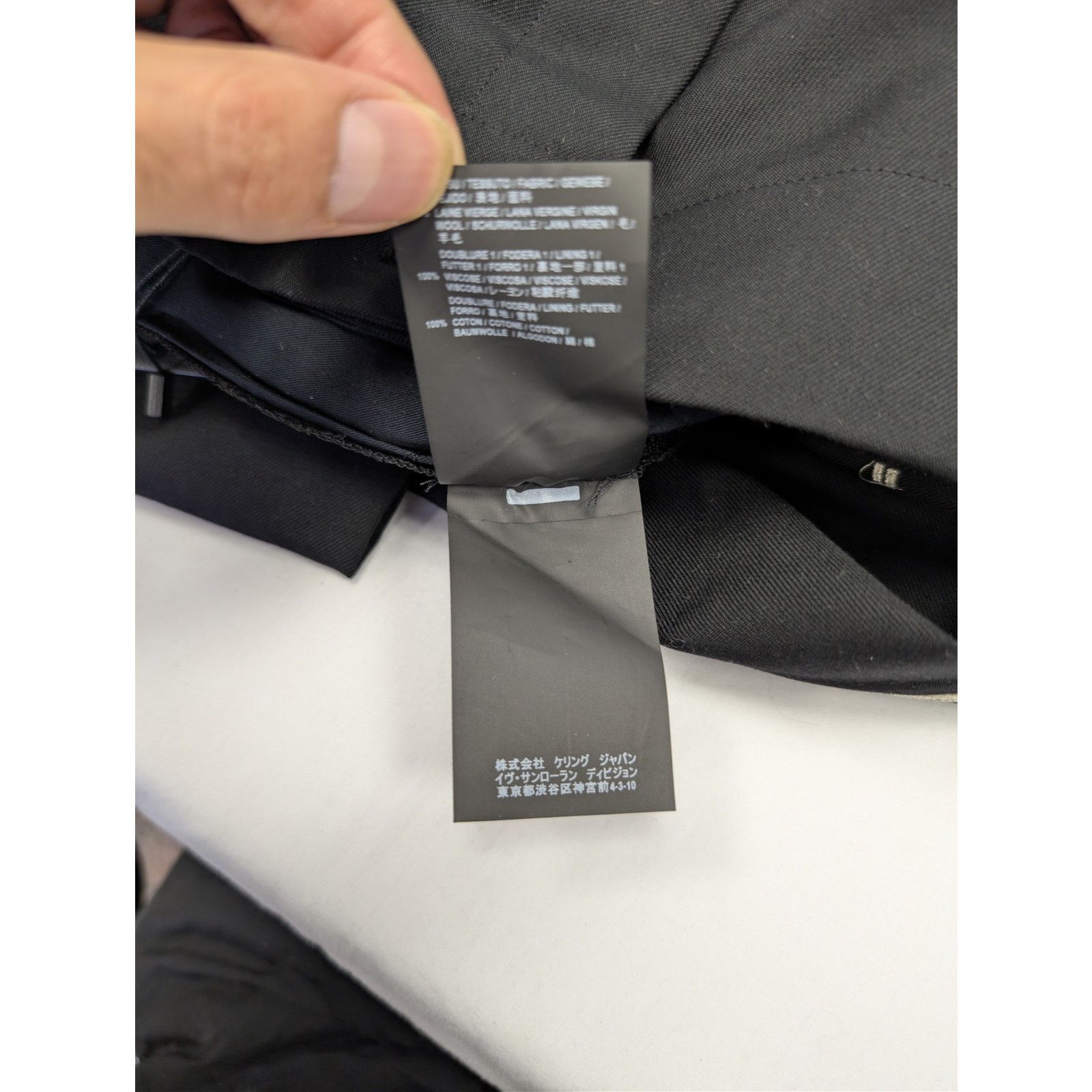 Saint Laurent Paris o1rshd1 CC20 Slacks Pants in Black Size US 32 / EU 48 - 17 Thumbnail