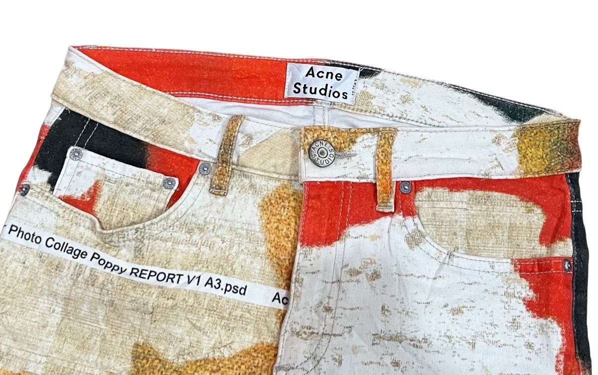 Acne Studios Acne studios skin 5 w poppy printed jeans Size US 27 - 3 Thumbnail