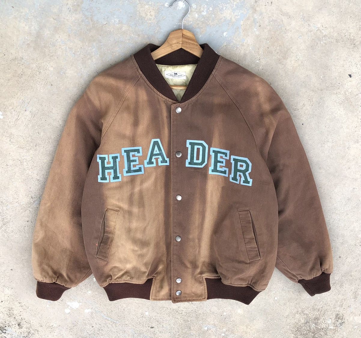 Vintage Vintage HAR BOR LIGHT HEADER FADED Bomber Jacket Size US L / EU 52-54 / 3 - 16 Thumbnail