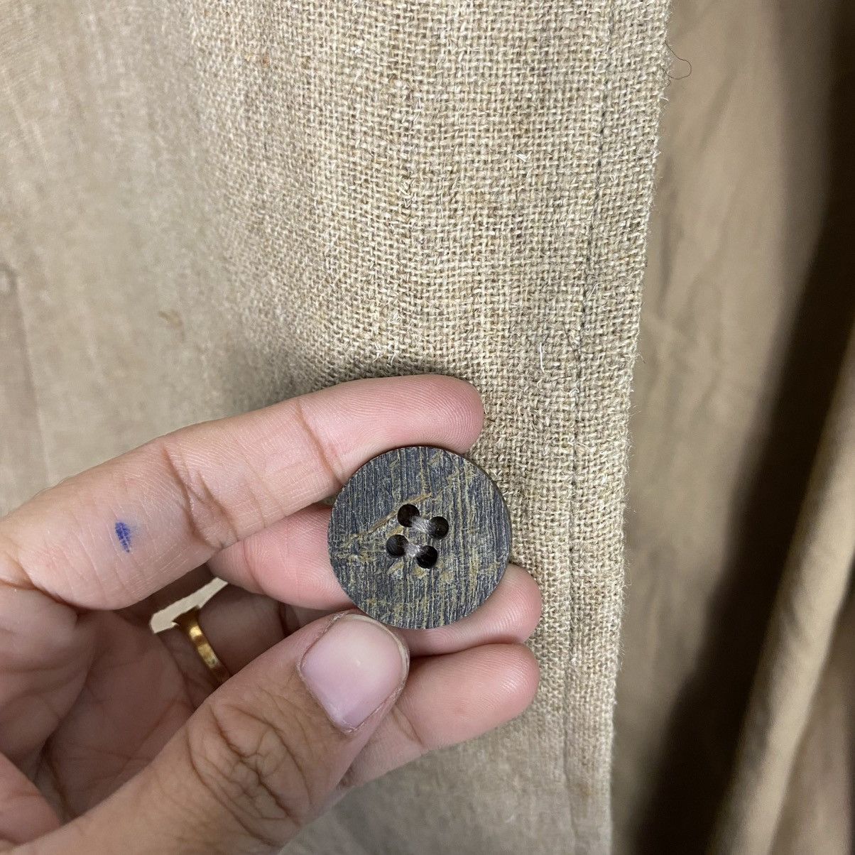 Issey Miyake Vintage Issey Miyake Oversized Balloon Jacket Linen Wool Size US L / EU 52-54 / 3 - 18 Thumbnail