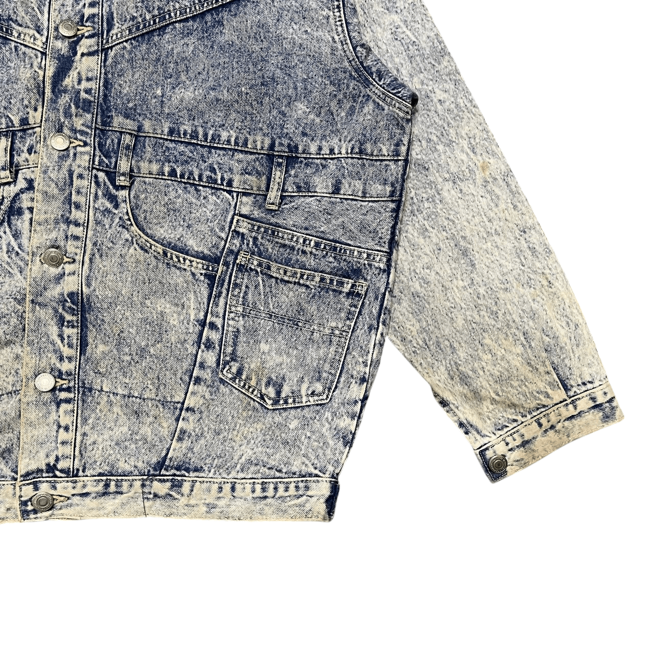 Japanese Brand Vintage Bell Scott Multi Pocket Denim Jacket Size US M / EU 48-50 / 2 - 4 Thumbnail