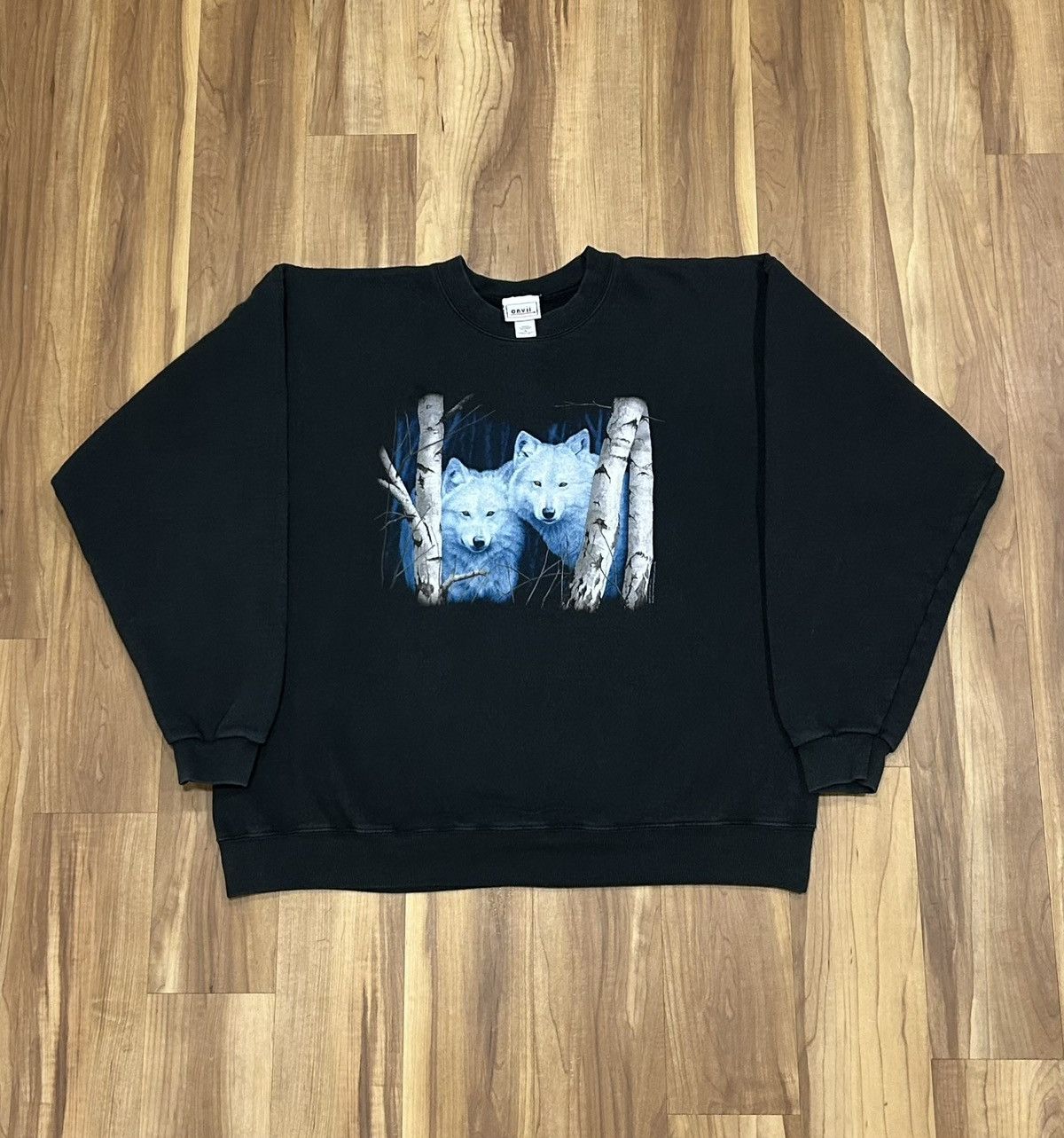 Anvil Vintage 2002 Anvil Wolves Crewneck Size US XL / EU 56 / 4 - 1 Thumbnail