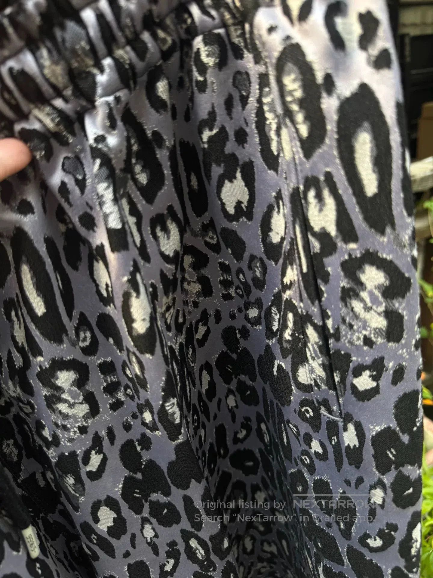 99%IS- Purple Leopard Print Pants. Size 25" / US 0 / IT 36 - 5 Thumbnail