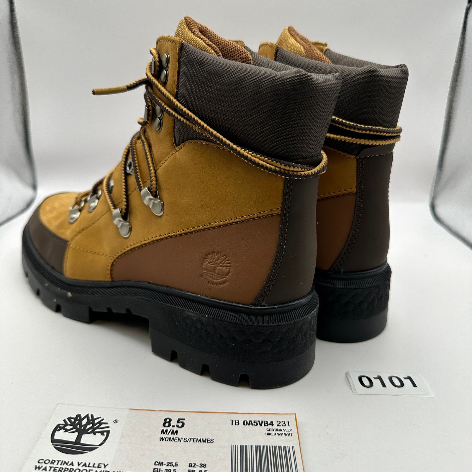 Timberland Timberland Womens 8.5 Cortina Valley Waterproof Wheat Size US 8.5 / IT 38.5 - 5 Thumbnail