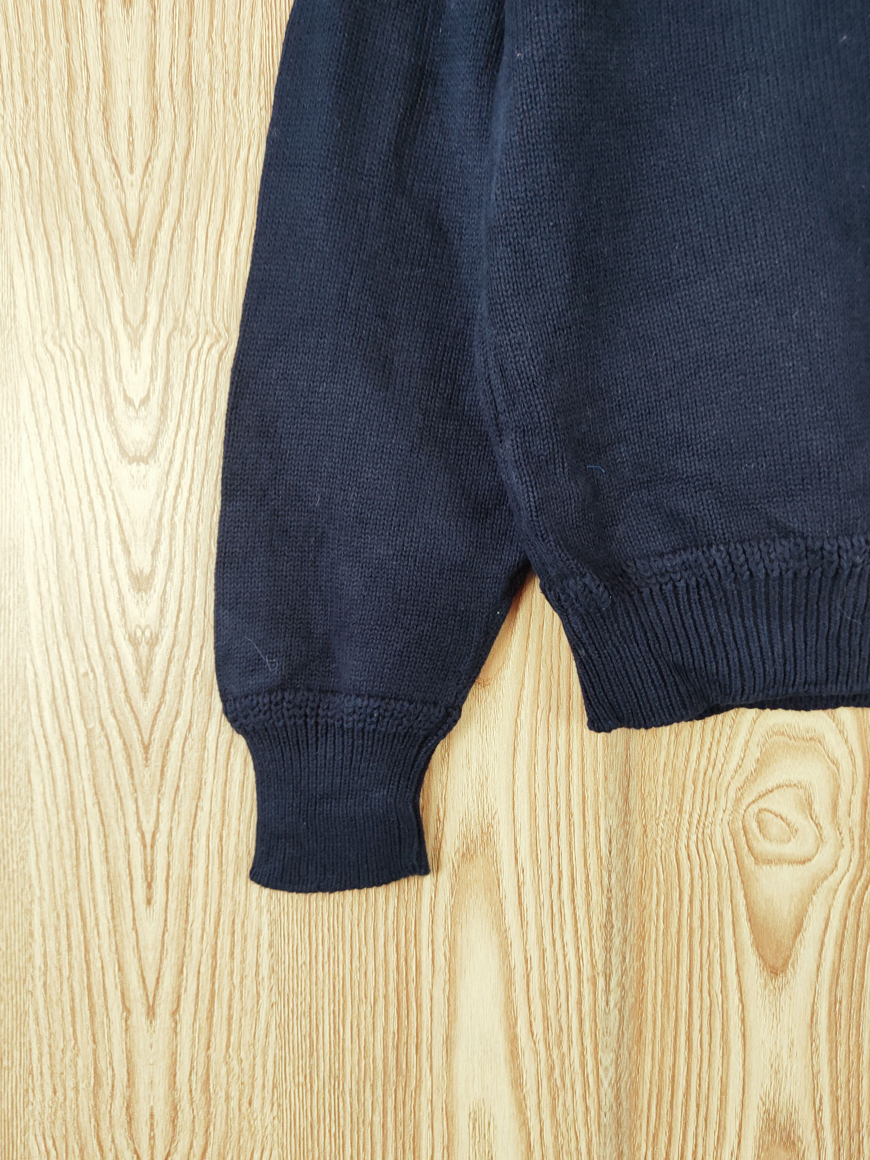 Japanese Brand × Vintage Craft Navy Knitwear Sweatshirts #W814 Size M / US 6-8 / IT 42-44 - 4 Thumbnail