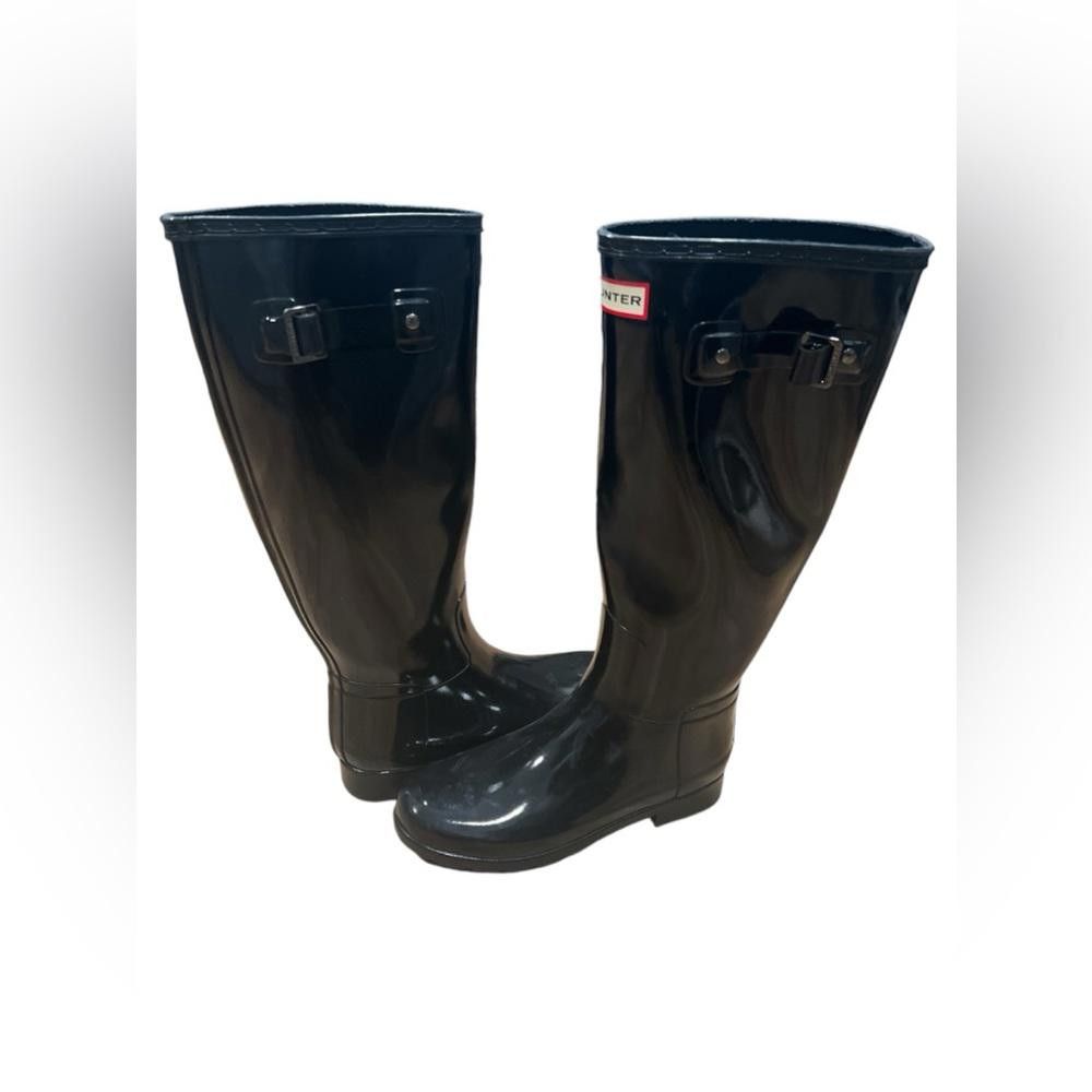 Hunter Hunter Women's Original Refined Tall Gloss Rain Boots size 6 Size US 6 / IT 36 - 4 Thumbnail