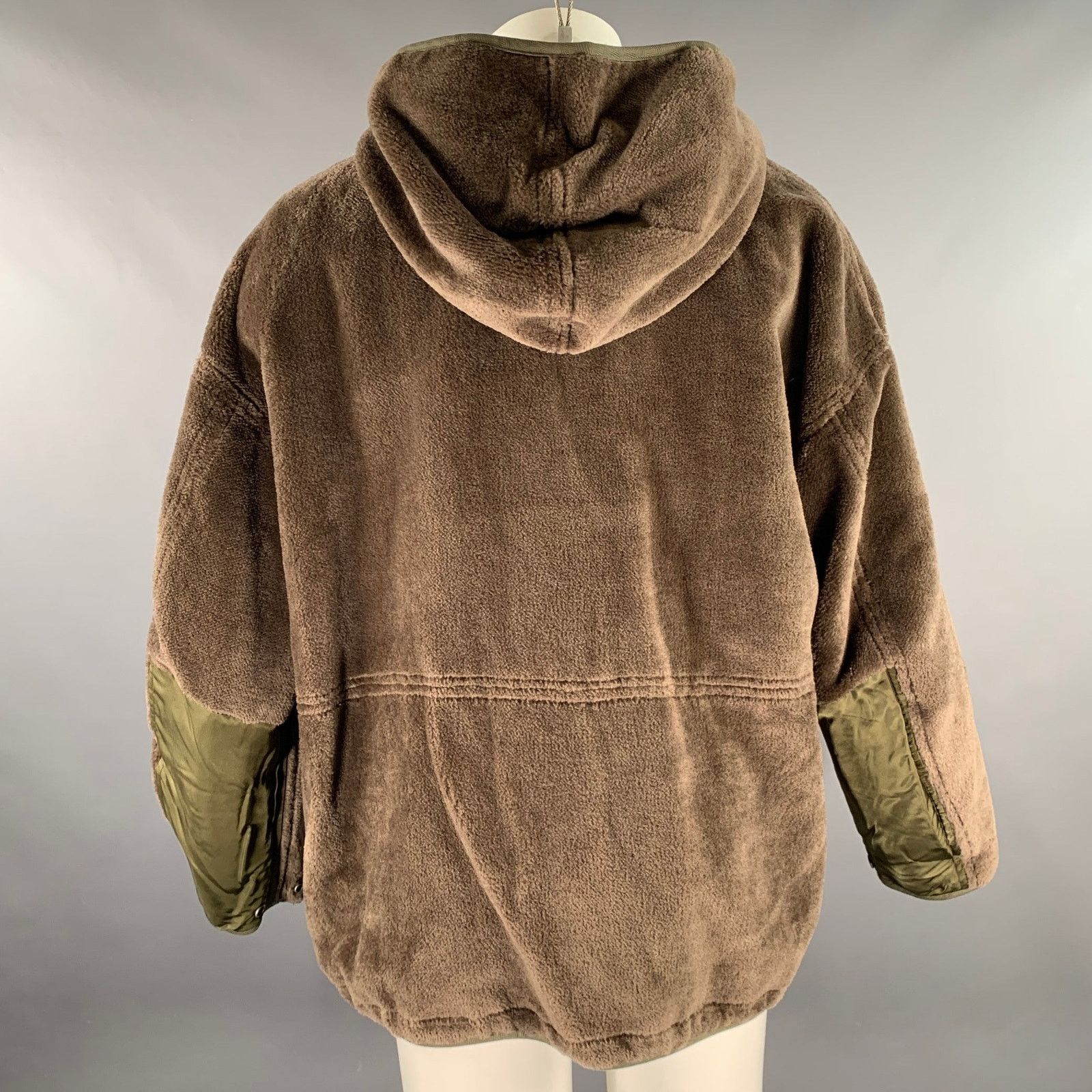 Visvim VISVIM M Olive Mixed Materials Rayon Wool Reversible Jacket Size US M / EU 48-50 / 2 - 7 Thumbnail