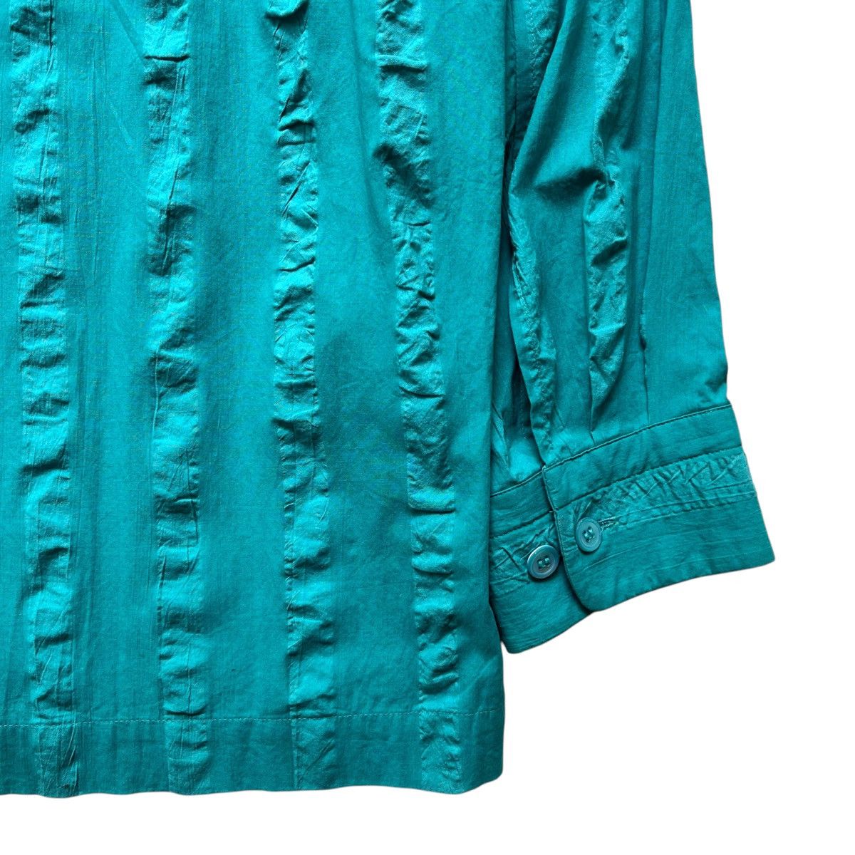 Issey Miyake × Japanese Brand Vintage Issey Miyake Button Up Shirt Long Sleeve Size US L / EU 52-54 / 3 - 8 Thumbnail