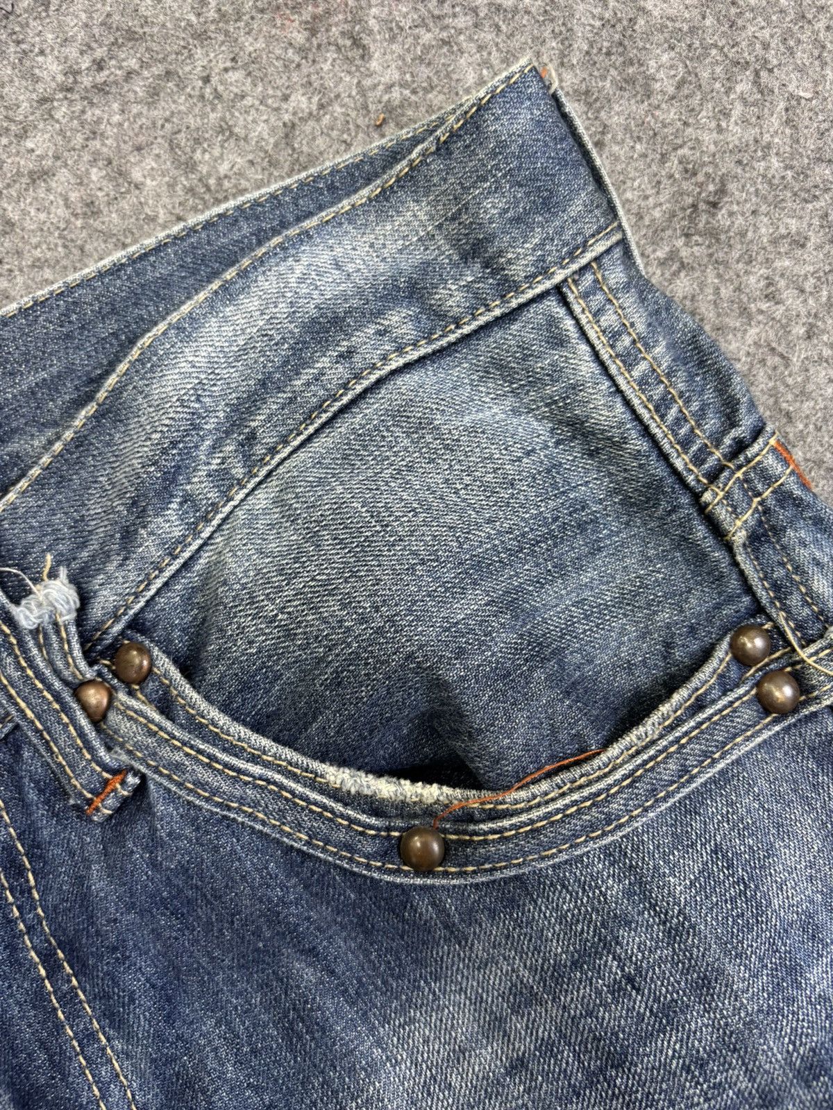 Japanese Brand 💥Flare💥Wild Life Painter Distressed Denim K37 Size US 32 / EU 48 - 10 Thumbnail