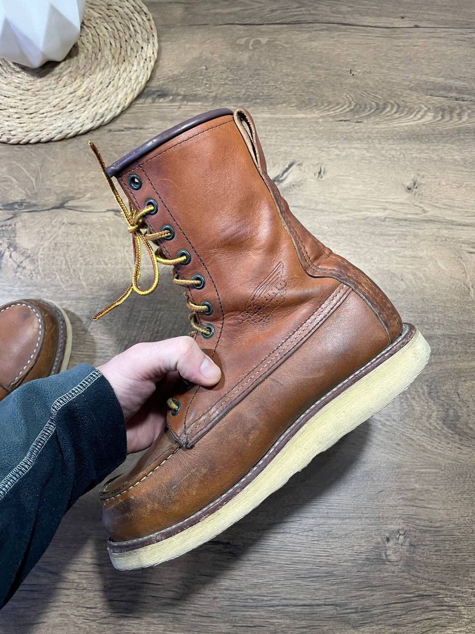 Red Wing Red Wing 877 Heritage Work Boots vintage USA Size 4.5 Size US 4.5 / IT 34.5 - 3 Thumbnail