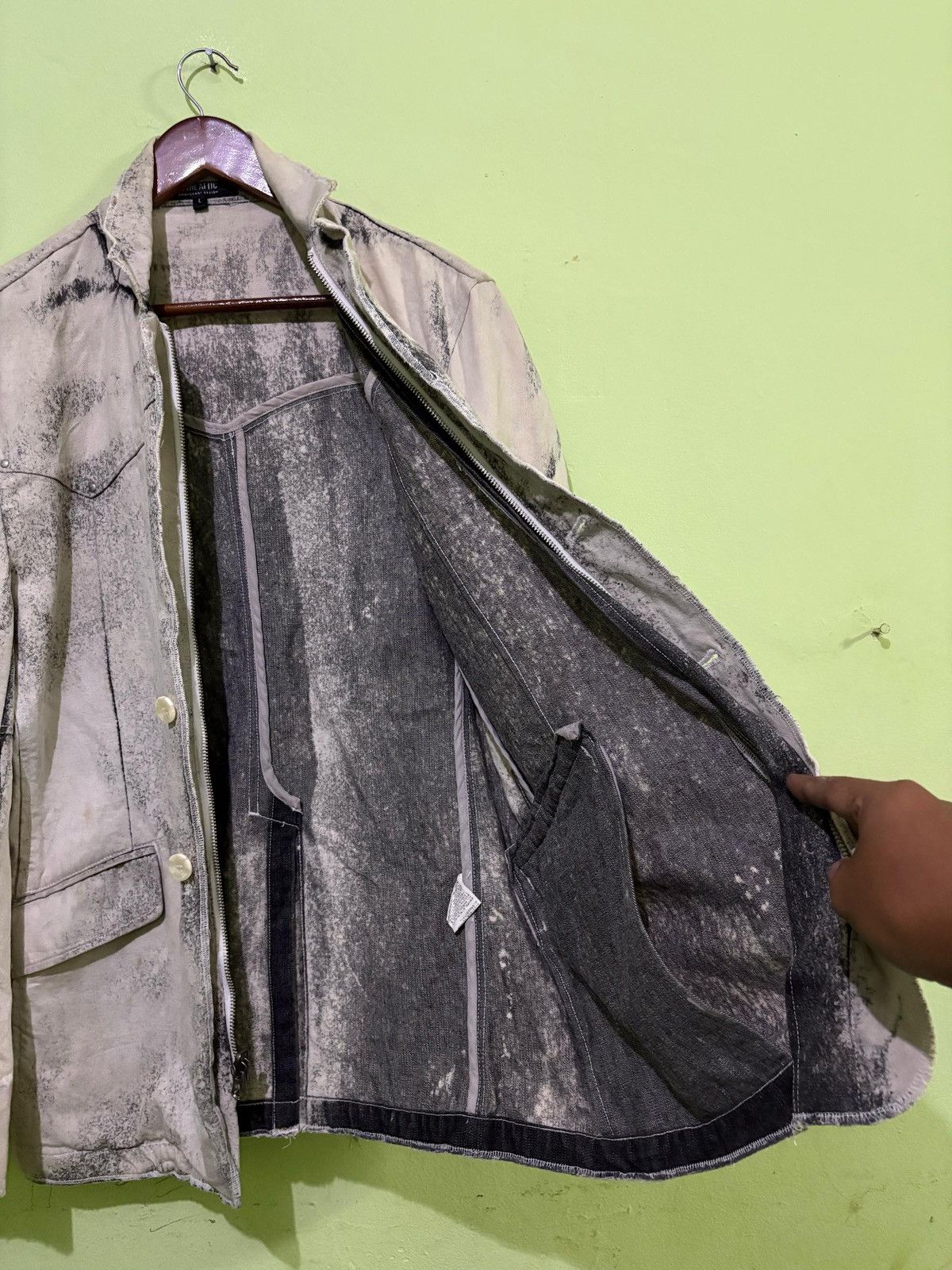 If Six Was Nine × In The Attic × Japanese Brand InTheAttic Acid Wash Jacket Design Share Spirit Ifsixwasnine Size US L / EU 52-54 / 3 - 6 Thumbnail