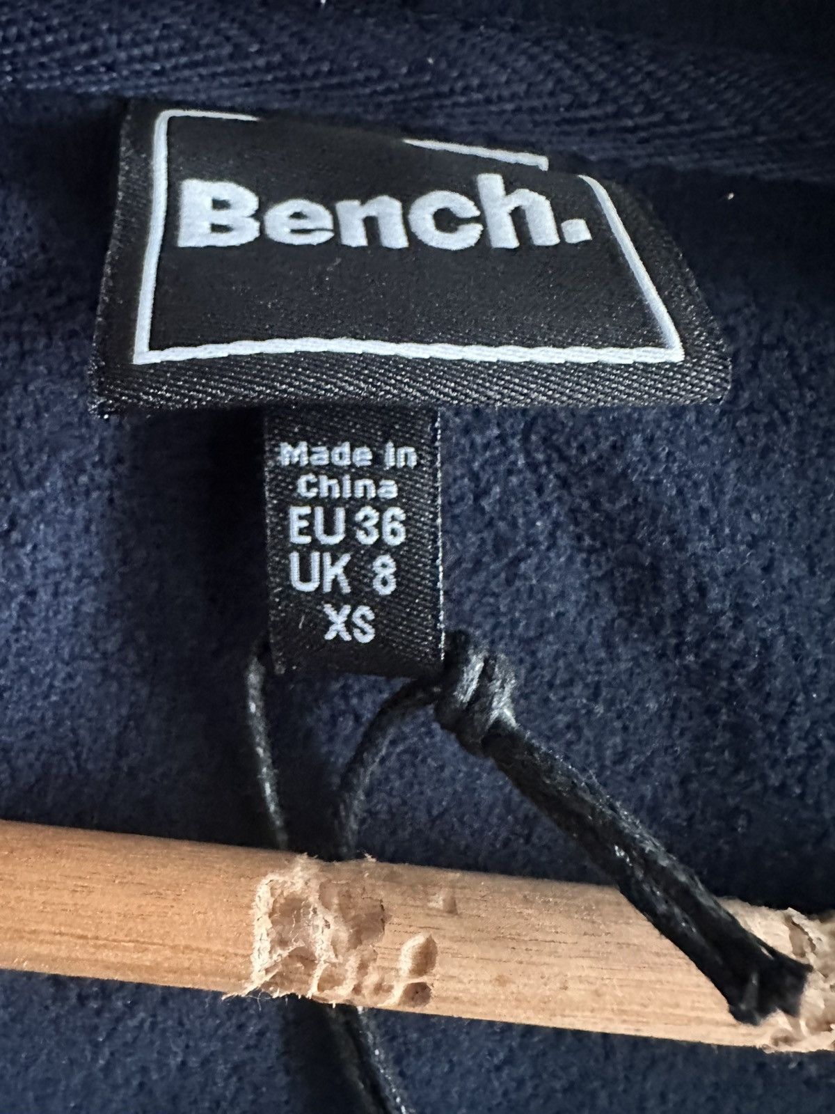 Bench Bench Fleece Jacket Navy – XS / EU 36 – New With Tags Size XS / US 0-2 / IT 36-38 - 8 Thumbnail