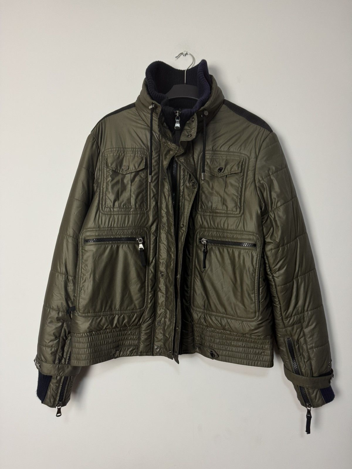 Dolce & Gabbana Dolce & Gabbana Military Puffer Jacket Multi Pocket 2000s Size US L / EU 52-54 / 3 - 2 Thumbnail