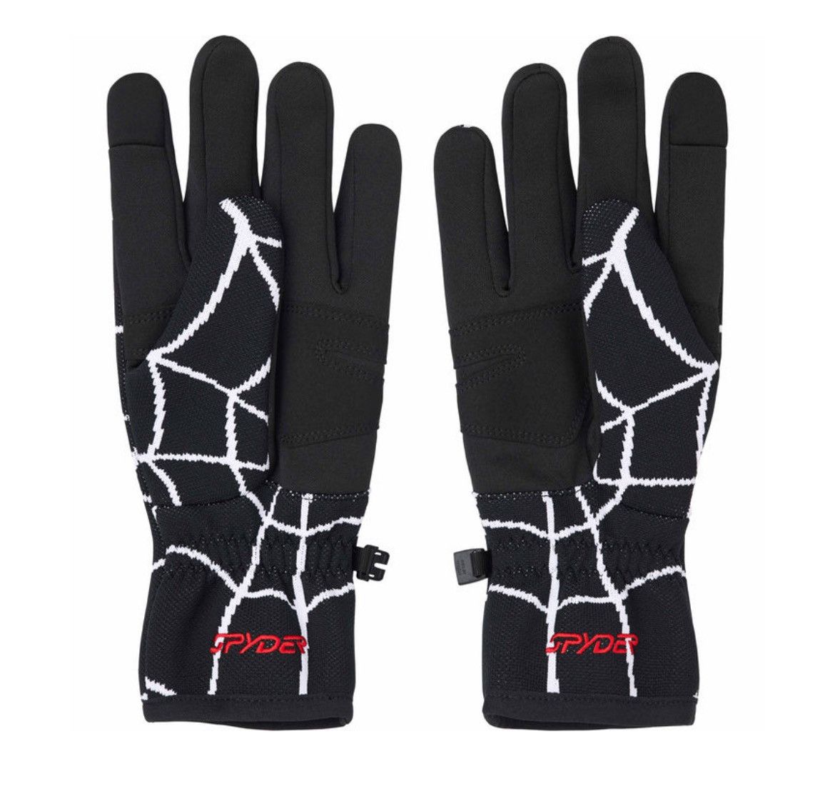 Spyder × Supreme Supreme Spyder Gloves Black Size ONE SIZE - 2 Thumbnail