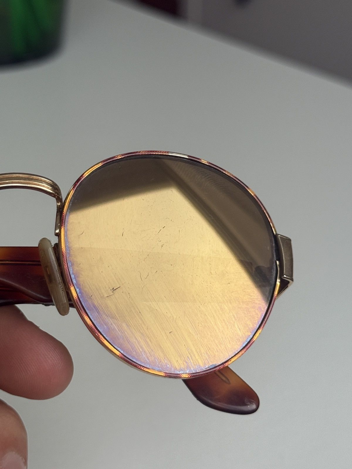 Yves Saint Laurent Vintage 90s Yves saint Laurent YSL oval sunglasses designer Size ONE SIZE - 9 Thumbnail