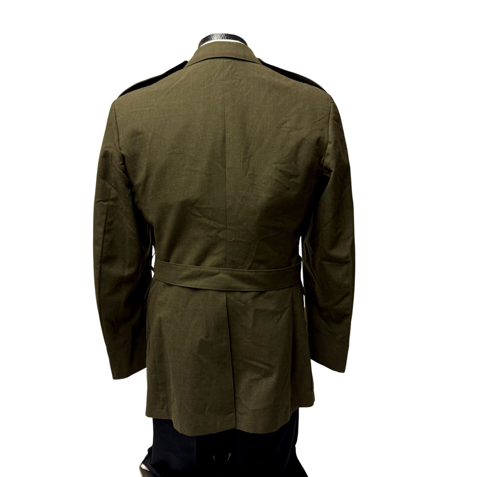 Other Vtg TROPICAL Military Dress Uniform BELTED USA Army Jacket Size 38R - 5 Thumbnail