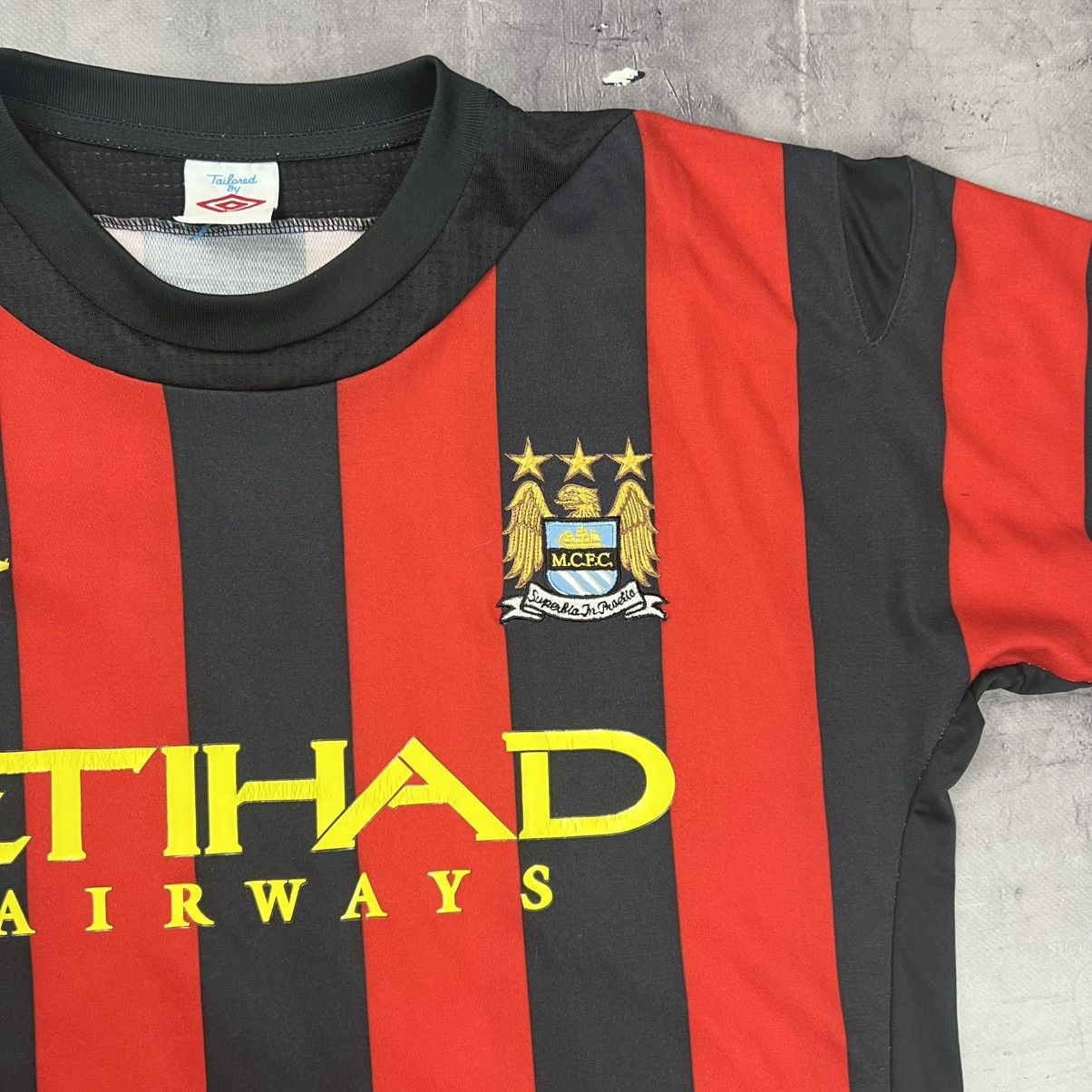 Umbro Rare! Carlos Tevez 32 Umbro Manchester City 00s Jersey Size US M / EU 48-50 / 2 - 17 Thumbnail
