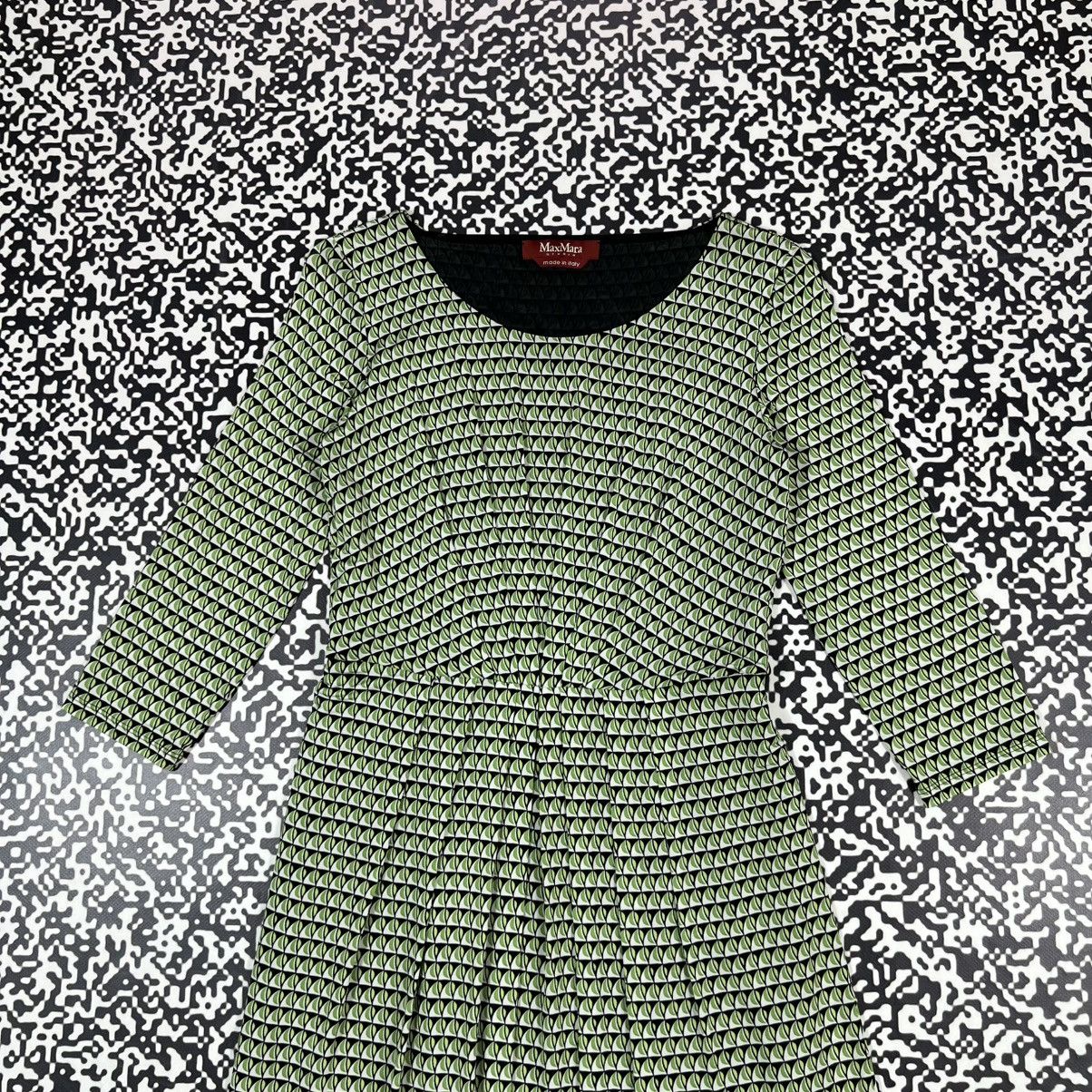 Max Mara Max Mara Studio Abstract Print Luxury Style Casual Dress Size M / US 6-8 / IT 42-44 - 4 Thumbnail