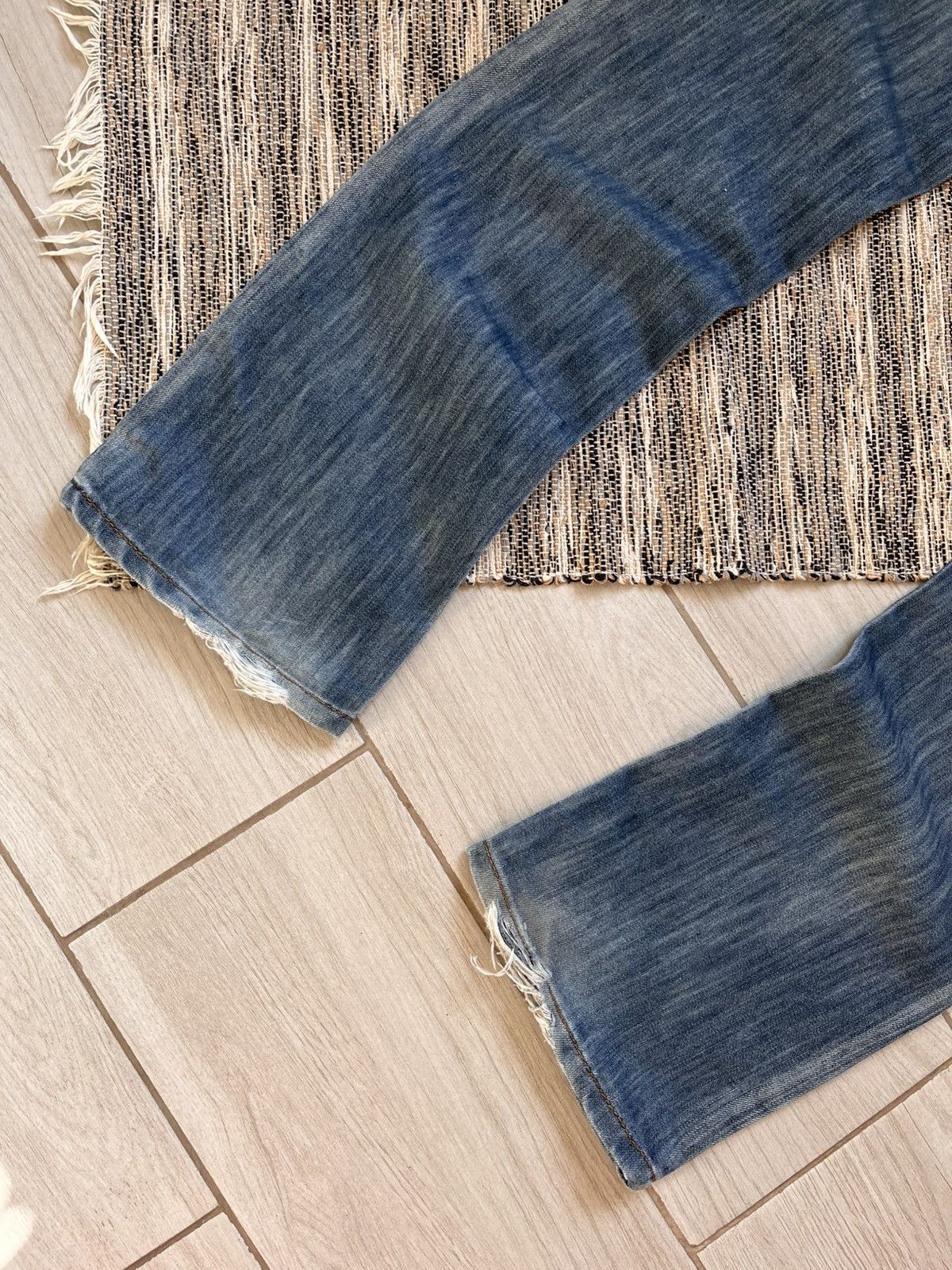 Just Cavalli × Vintage Vintage 00s Just Cavalli jeans faded distressed denim Y2K Size US 34 / EU 50 - 11 Thumbnail