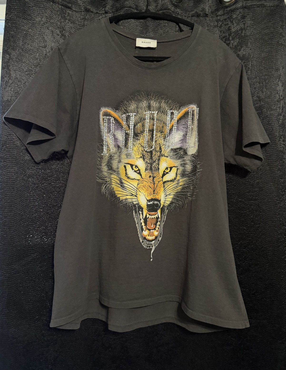 Rhude Crystal Wolf Tshirt Size US M / EU 48-50 / 2 - 1 Thumbnail