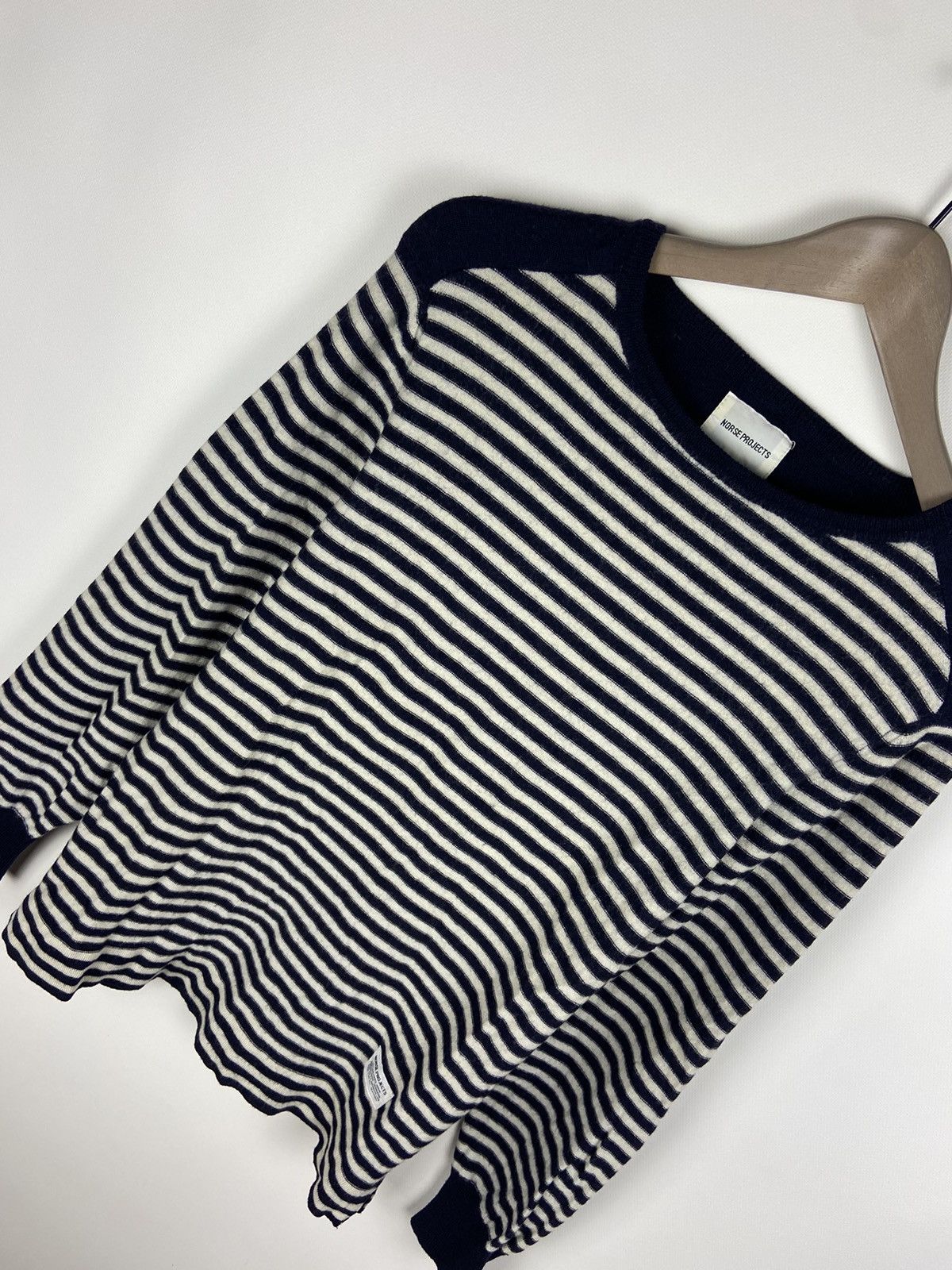 Norse Projects NORSE PROJECTS SAILOR STRIPE KNIT SWEATERS MENS SZ M Size US M / EU 48-50 / 2 - 10 Thumbnail