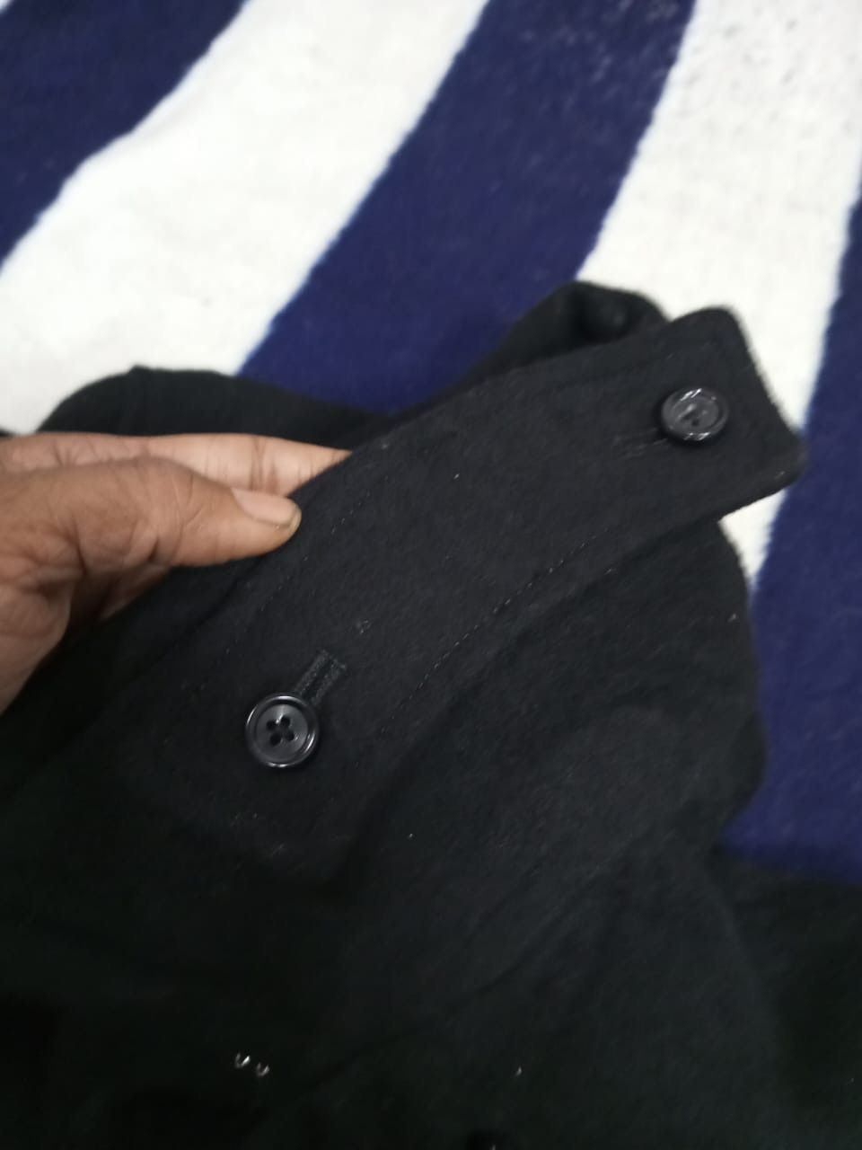 Yohji Yamamoto A04 Ined Homme by Yohji Yamamoto Double Collar Wool Jacket Size US M / EU 48-50 / 2 - 13 Thumbnail
