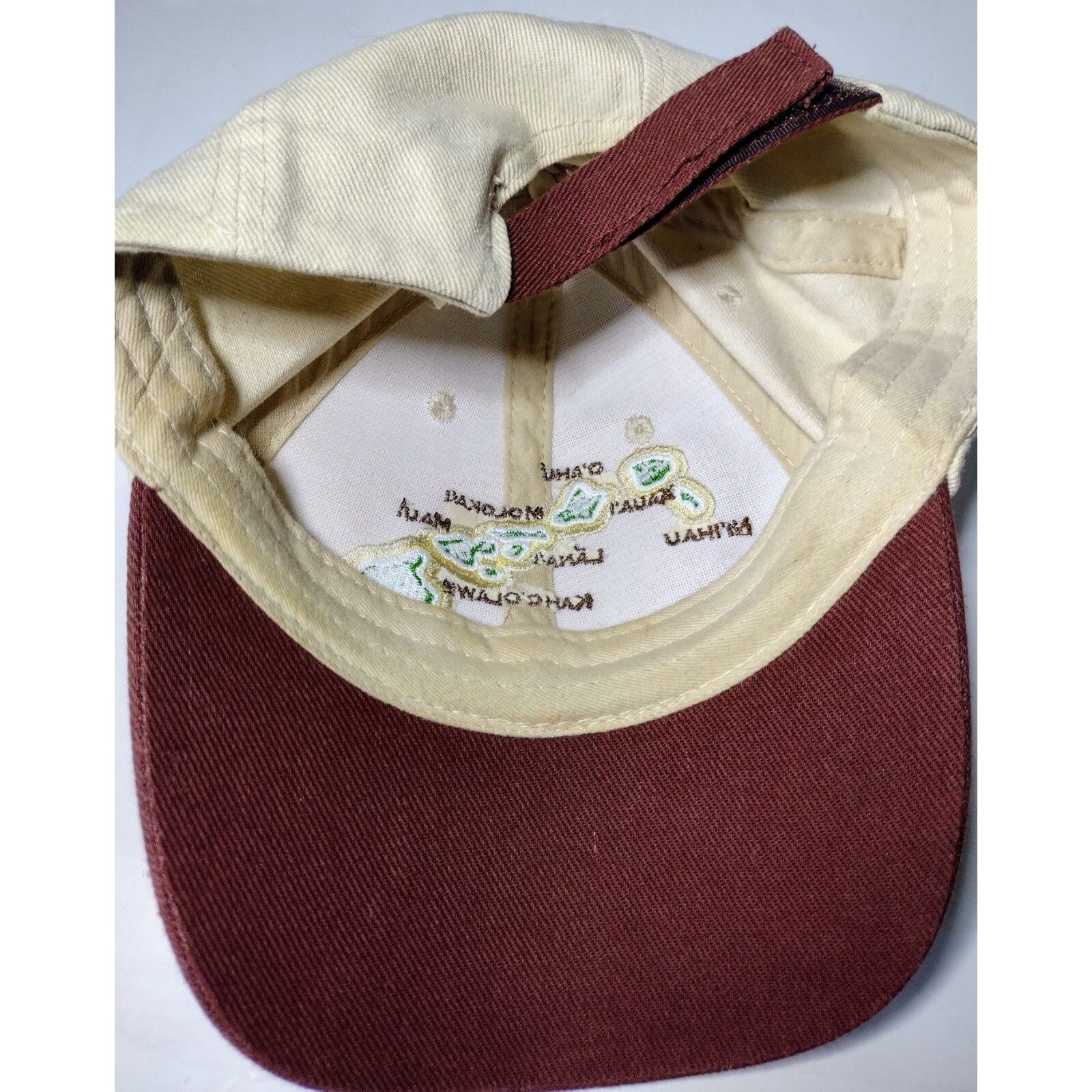 Other Hawaiian Islands Island Caps Embroidered Strapback Hat Cap P Size ONE SIZE - 4 Thumbnail