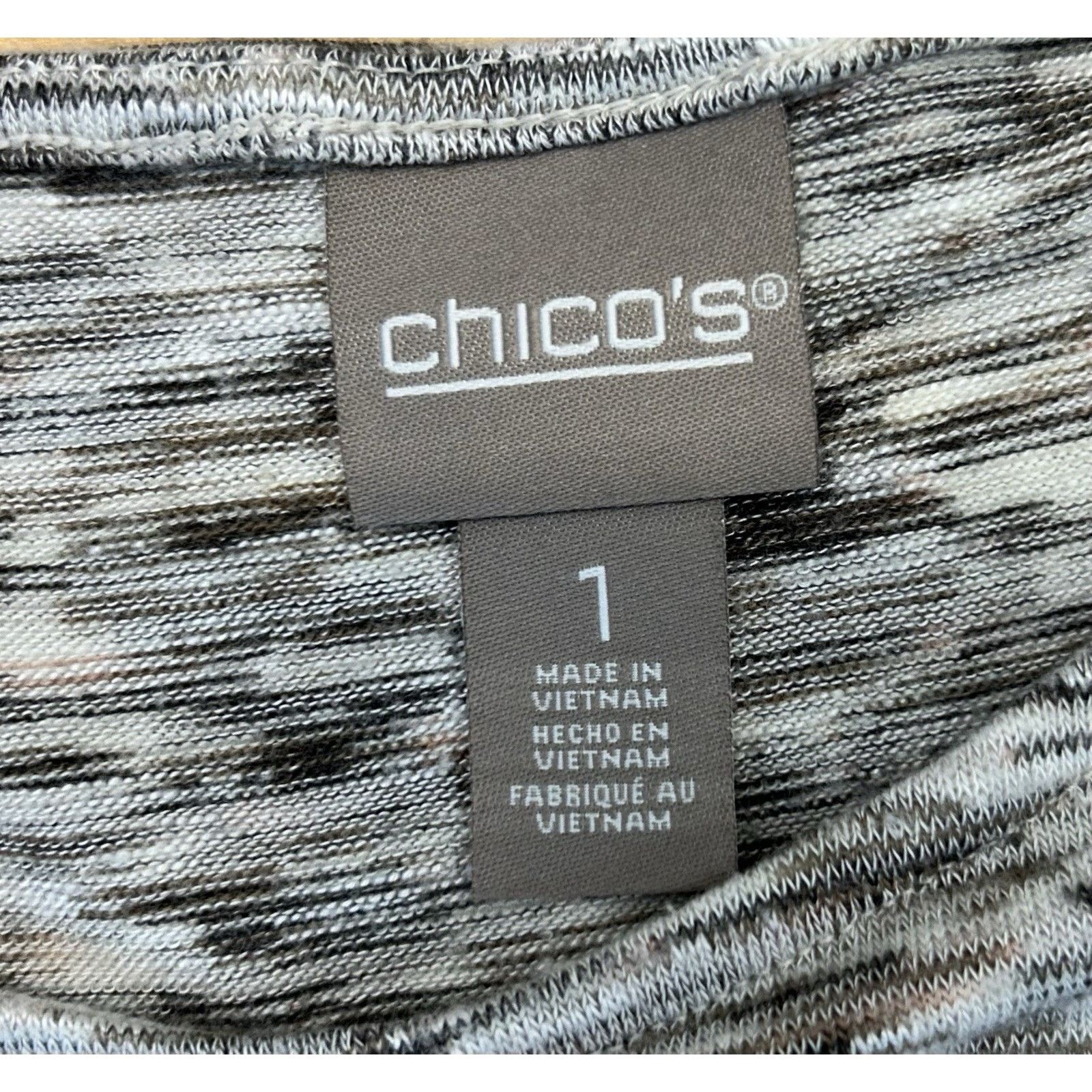 Chicos Chicos Shirt Women's 1 Medium mimi marble spacedye Size M / US 6-8 / IT 42-44 - 7 Thumbnail