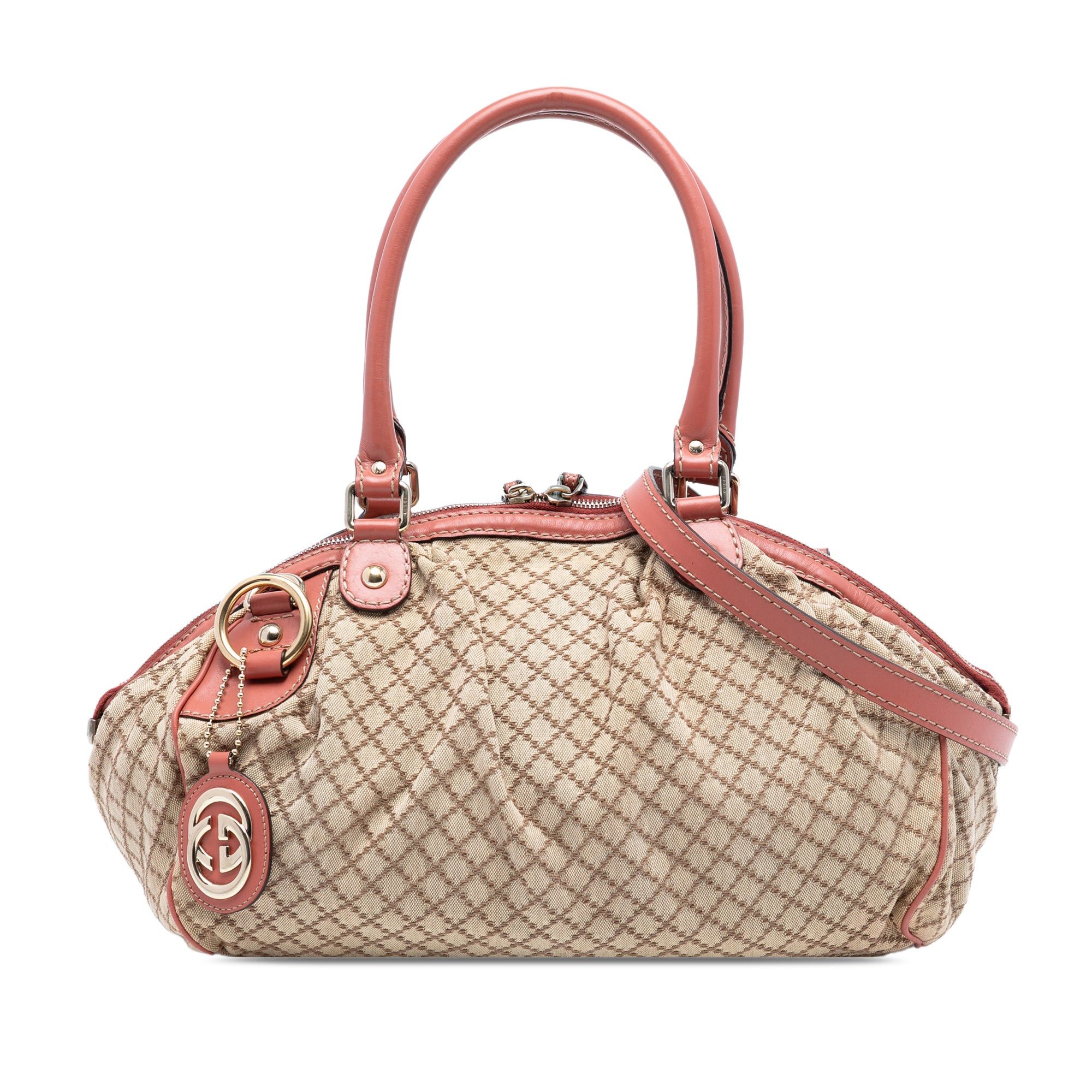 Gucci Diamante Canvas Sukey Satchel Size ONE SIZE - 1 Thumbnail