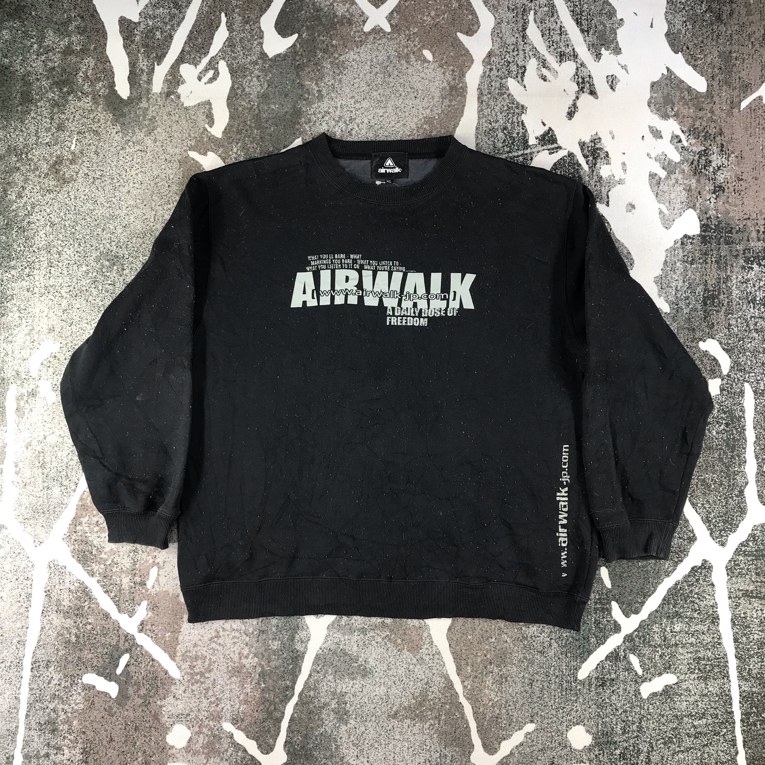 Japanese Brand Japanese Brand Airwalk Pullover Sweatshirt Jumper F124 Size US XL / EU 56 / 4 - 1 Thumbnail