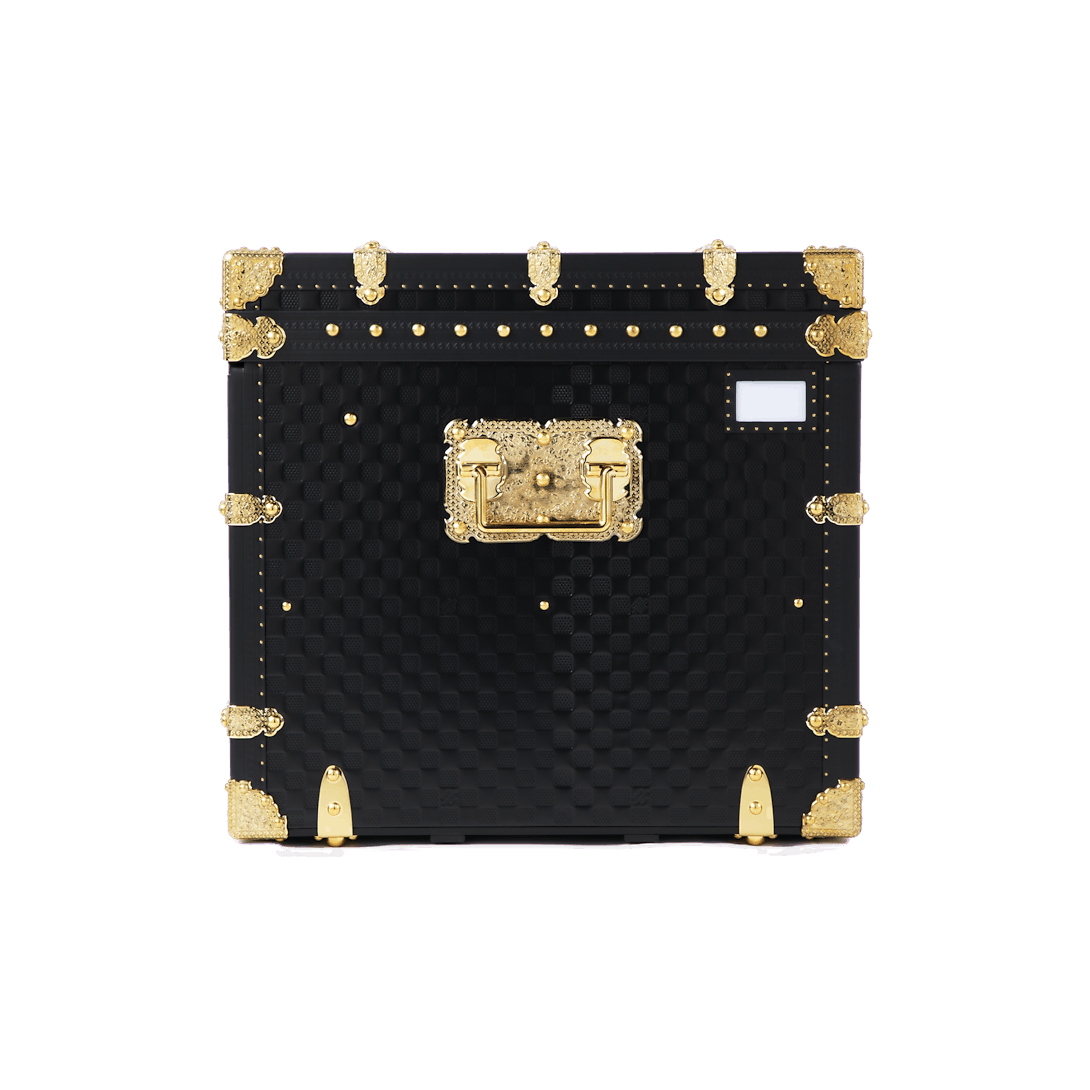 Louis Vuitton Damier Phriendship Leather Black Courrier Lozine 110 Trunk Size ONE SIZE - 6 Thumbnail