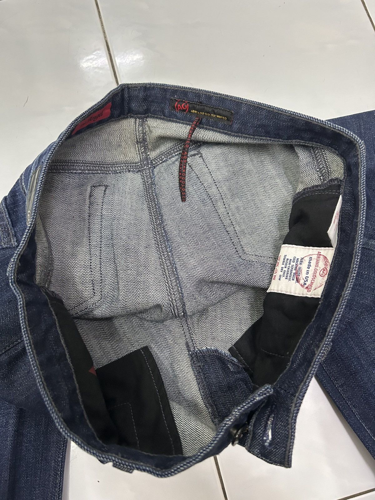 AG Adriano Goldschmied × Designer Vintage y2k AG ADRIANO GOLDSCHMIED Denim Flare Jeans Size US 35 - 14 Thumbnail
