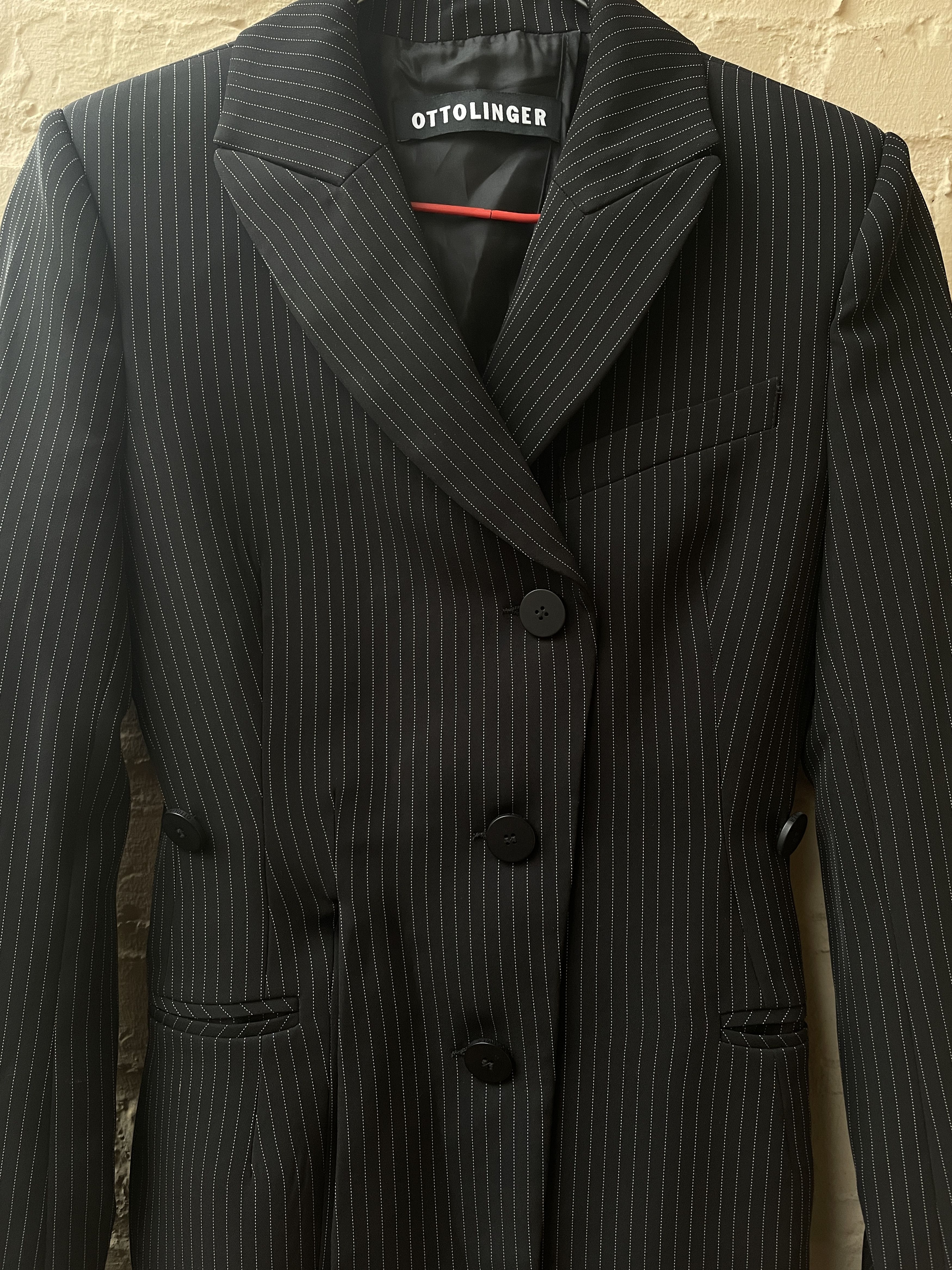 Ottolinger OTTOLINGER Suit pinstripe blazer dress Size XS / US 0-2 / IT 36-38 - 2 Thumbnail
