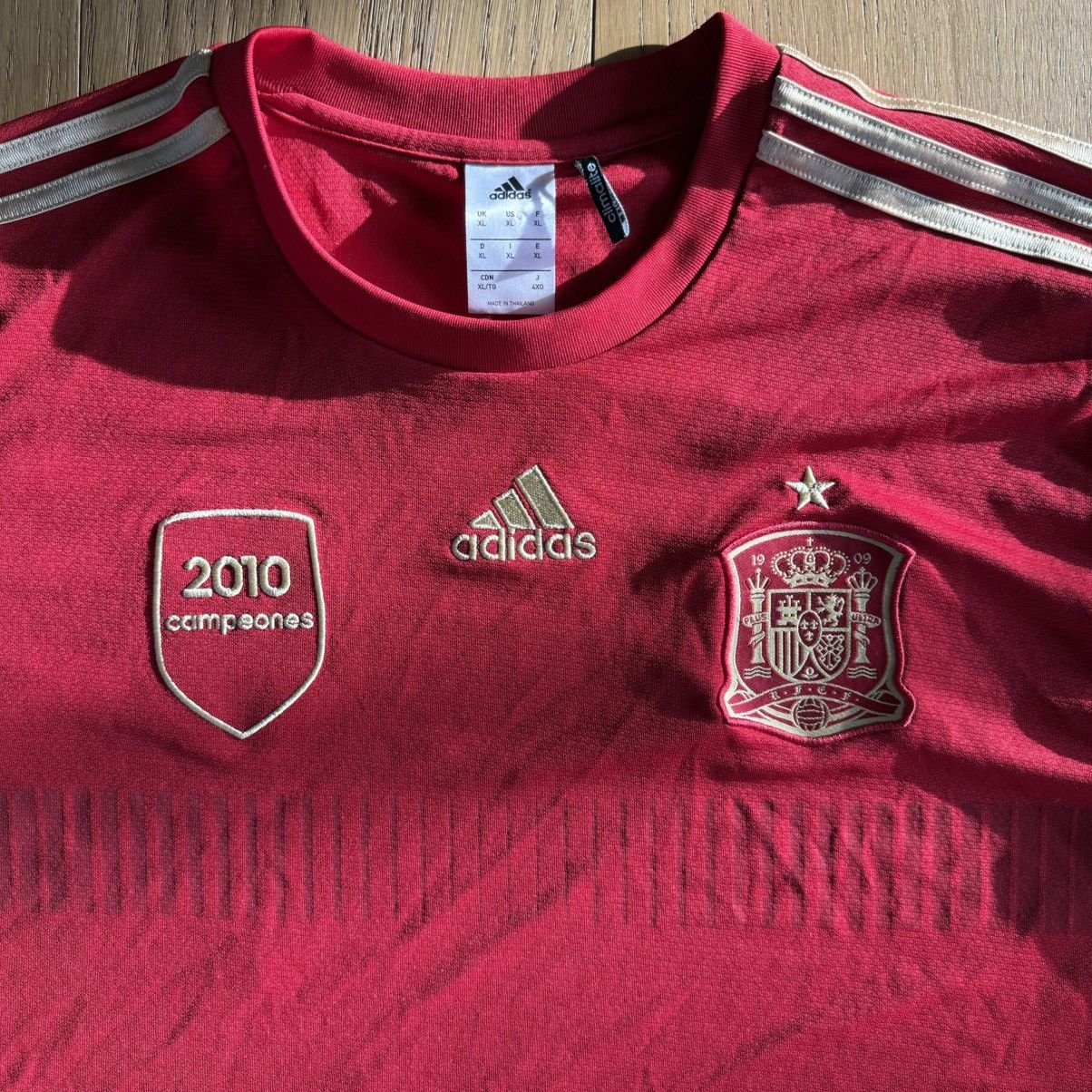 Adidas Adidas 2010 World Cup Spain Champions Jersey XL Size US XL / EU 56 / 4 - 2 Thumbnail