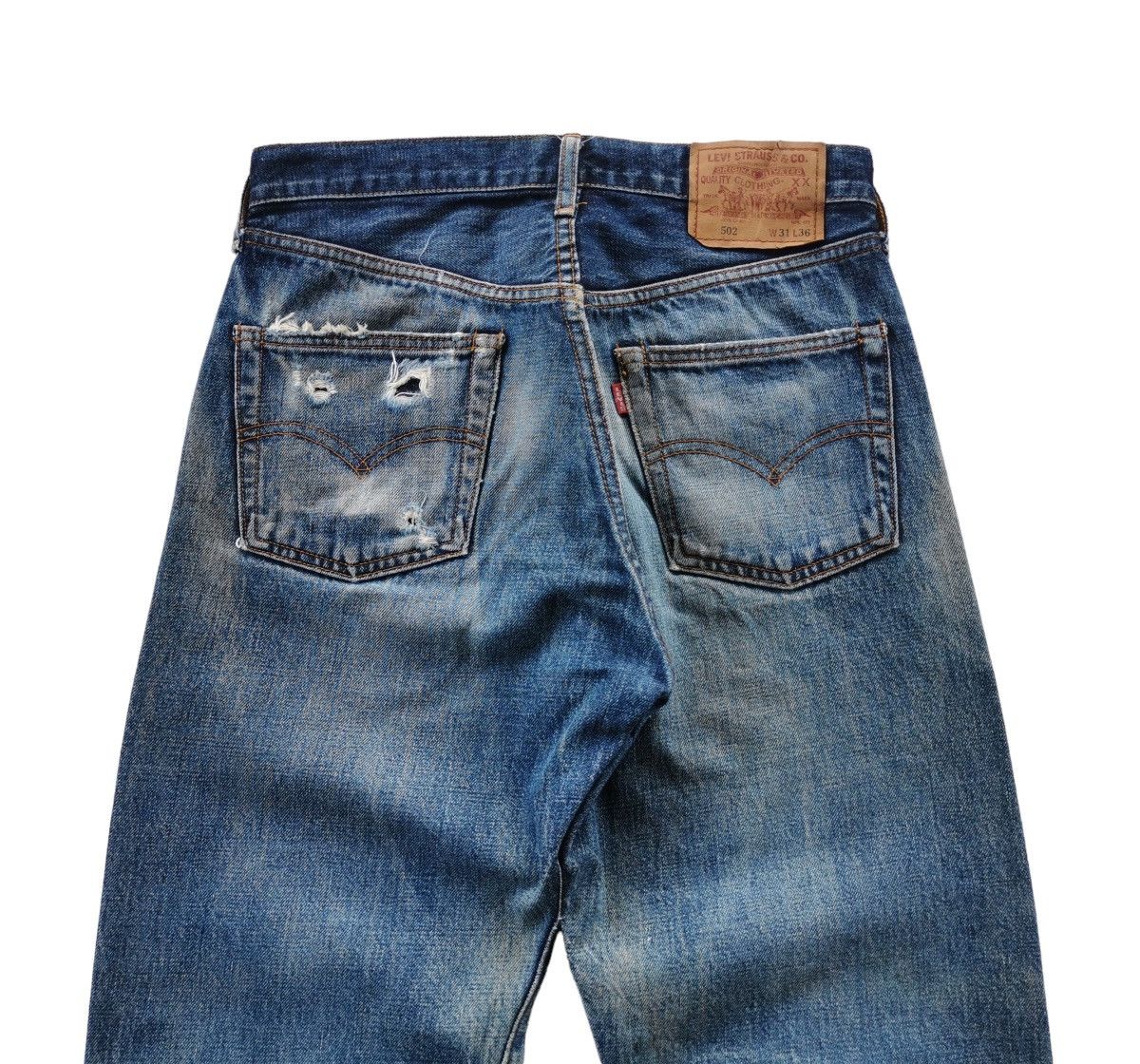 Jean Levis 502 Selvedge Looklike HystericGlamour Size US 30 / EU 46 - 4 Thumbnail