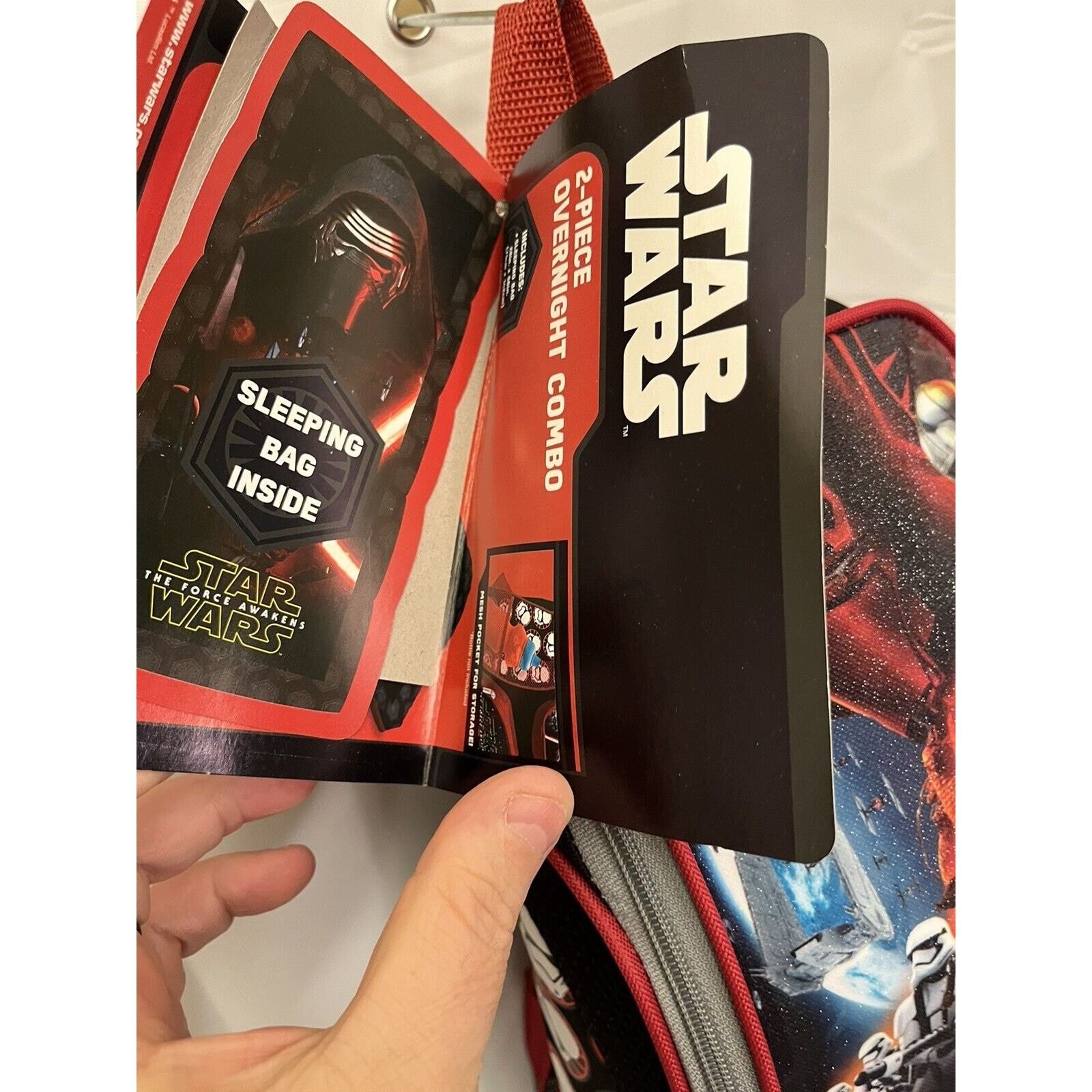 Disney Star Wars Backpack Sleeping Bag Combo 28”x56” NWT Kids Size ONE SIZE - 8 Thumbnail