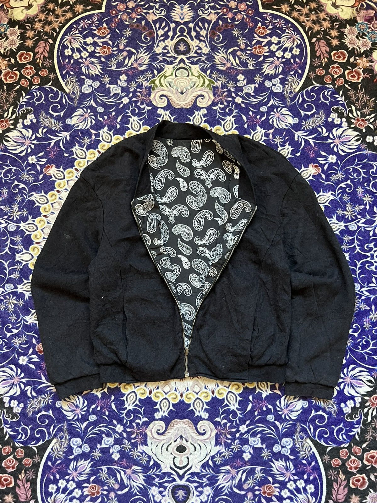 MOUSSY Moussy Reversible Paisley Print Bomber Jacket Vintage Size M / US 6-8 / IT 42-44 - 12 Thumbnail