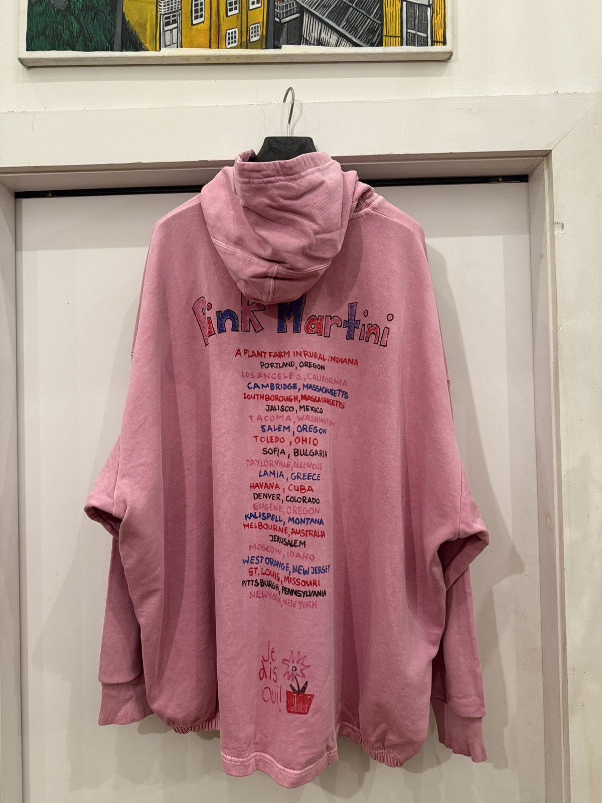 Balenciaga Limited Edition Pink Martini Hoodie Size US L / EU 52-54 / 3 - 9 Thumbnail