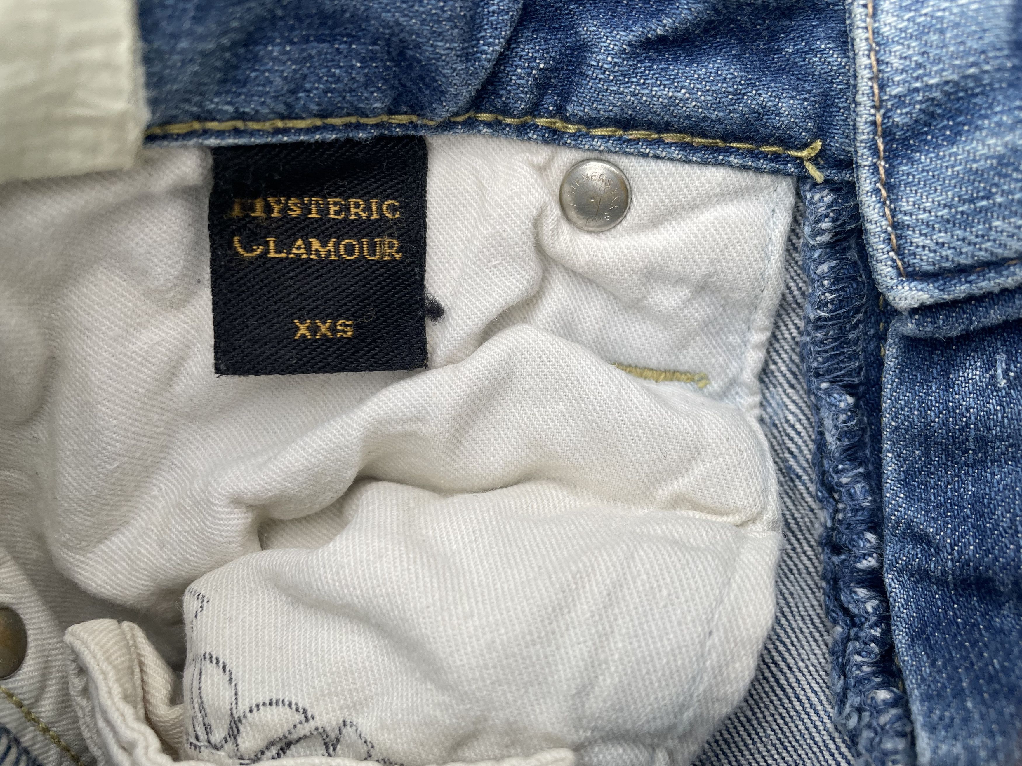 Hysteric Glamour Hysteric Glamour x Doors - Poem Denims Size XXS Size US 28 / EU 44 - 5 Thumbnail