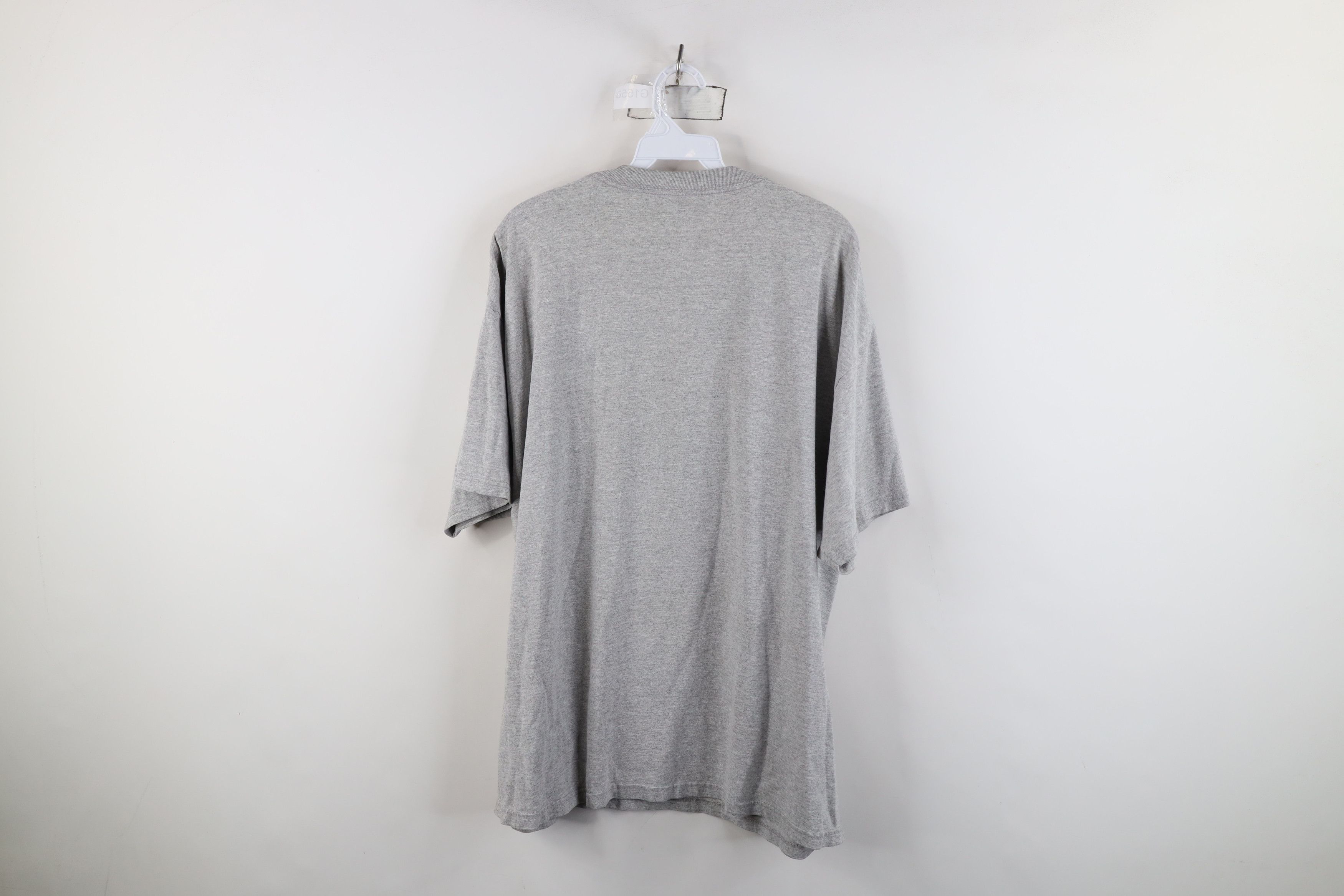Vintage Vintage 90s State University Football T-Shirt Heather Gray Size US XL / EU 56 / 4 - 8 Thumbnail