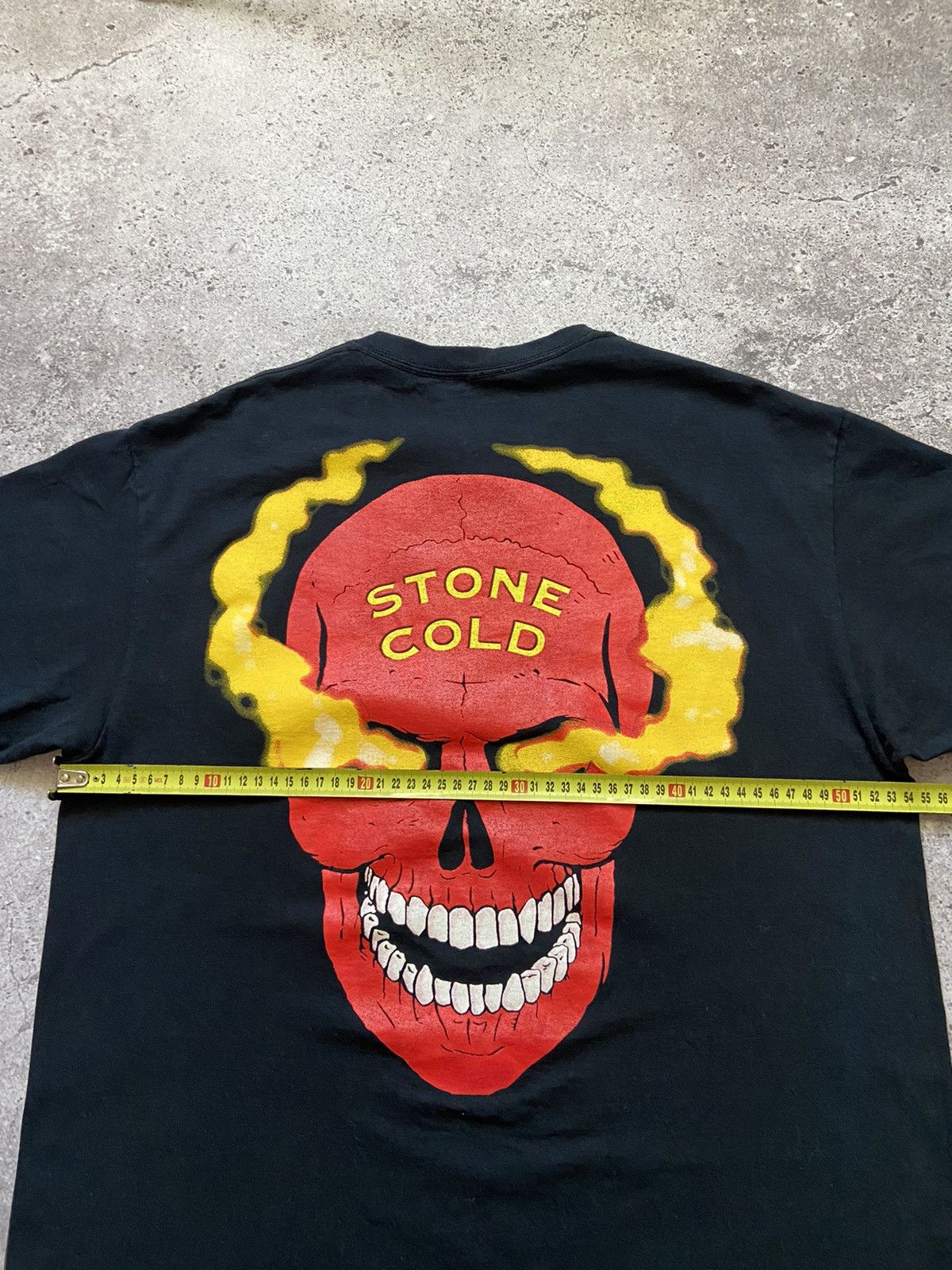 WWE Austin 3:16 Stone cold Fire Skull tee shirt Size US L / EU 52-54 / 3 - 8 Thumbnail