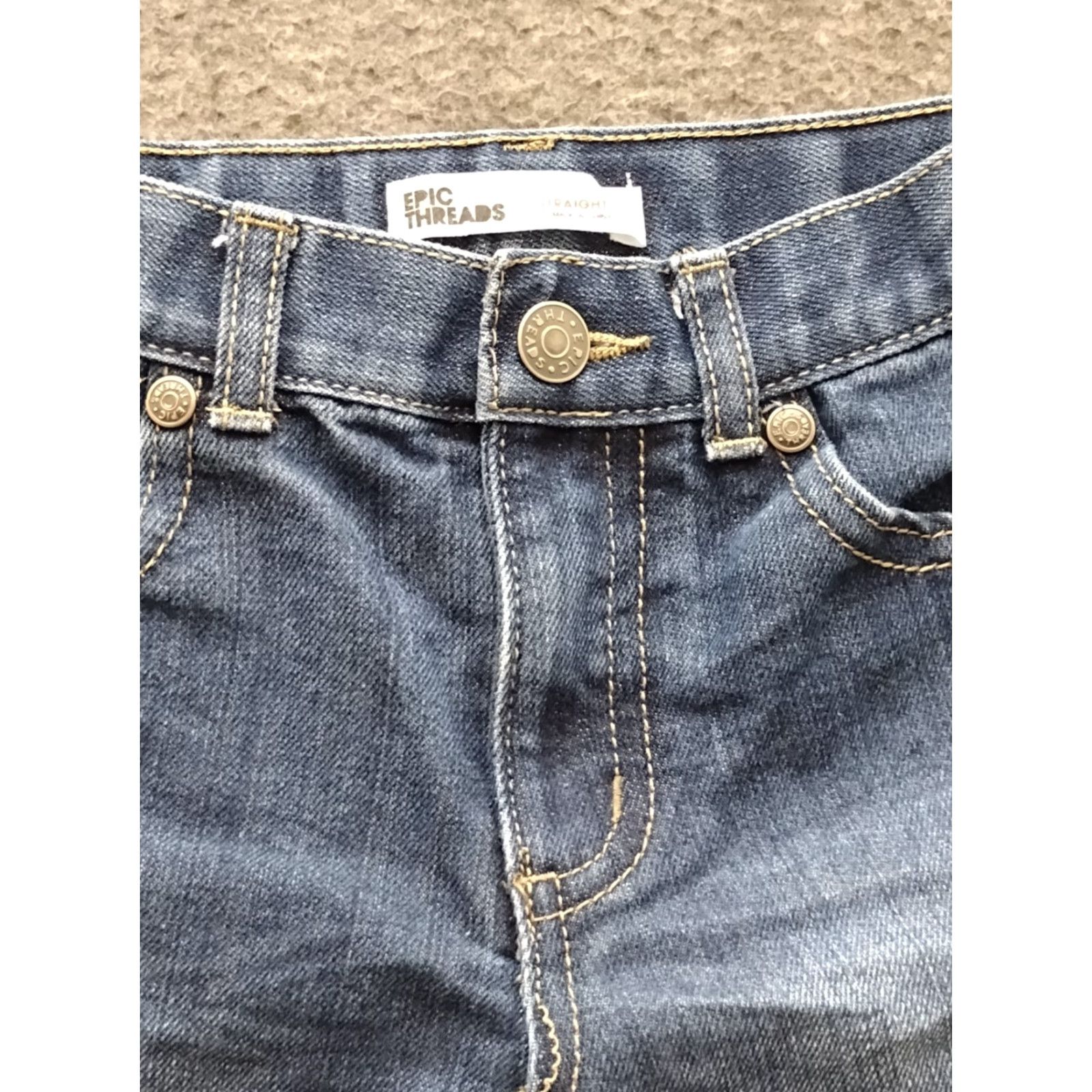 Vintage VINTAGE Place Jeans 5-Pocket Design Blue 6 Women’s Straight Jeans Size 6 Vintage 90s Theme Blueswear Size 28" / US 6 / IT 42 - 3 Thumbnail