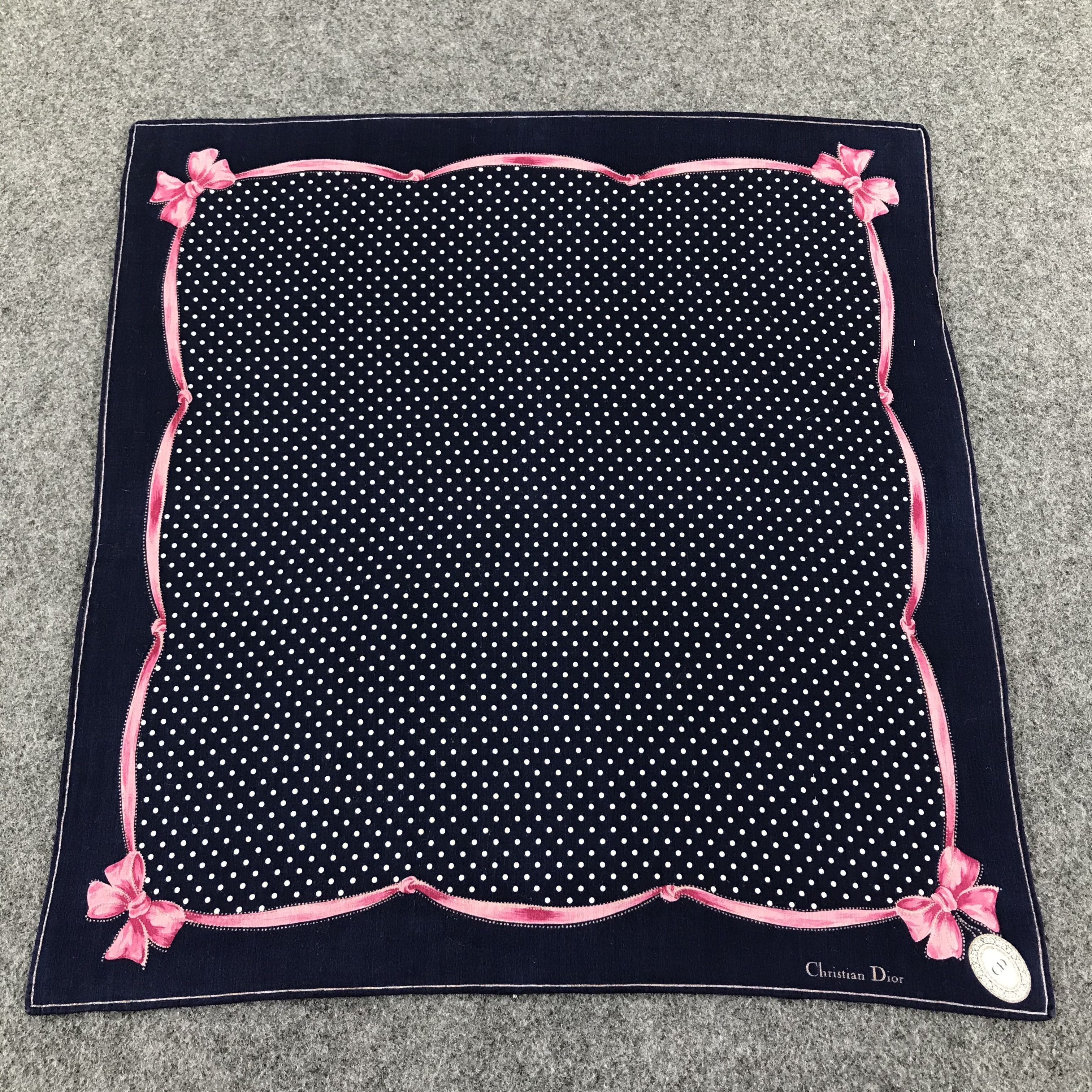 Christian Dior Monsieur Christian Dior Handkerchief Neckerchief Bandana H205 Size ONE SIZE - 1 Thumbnail